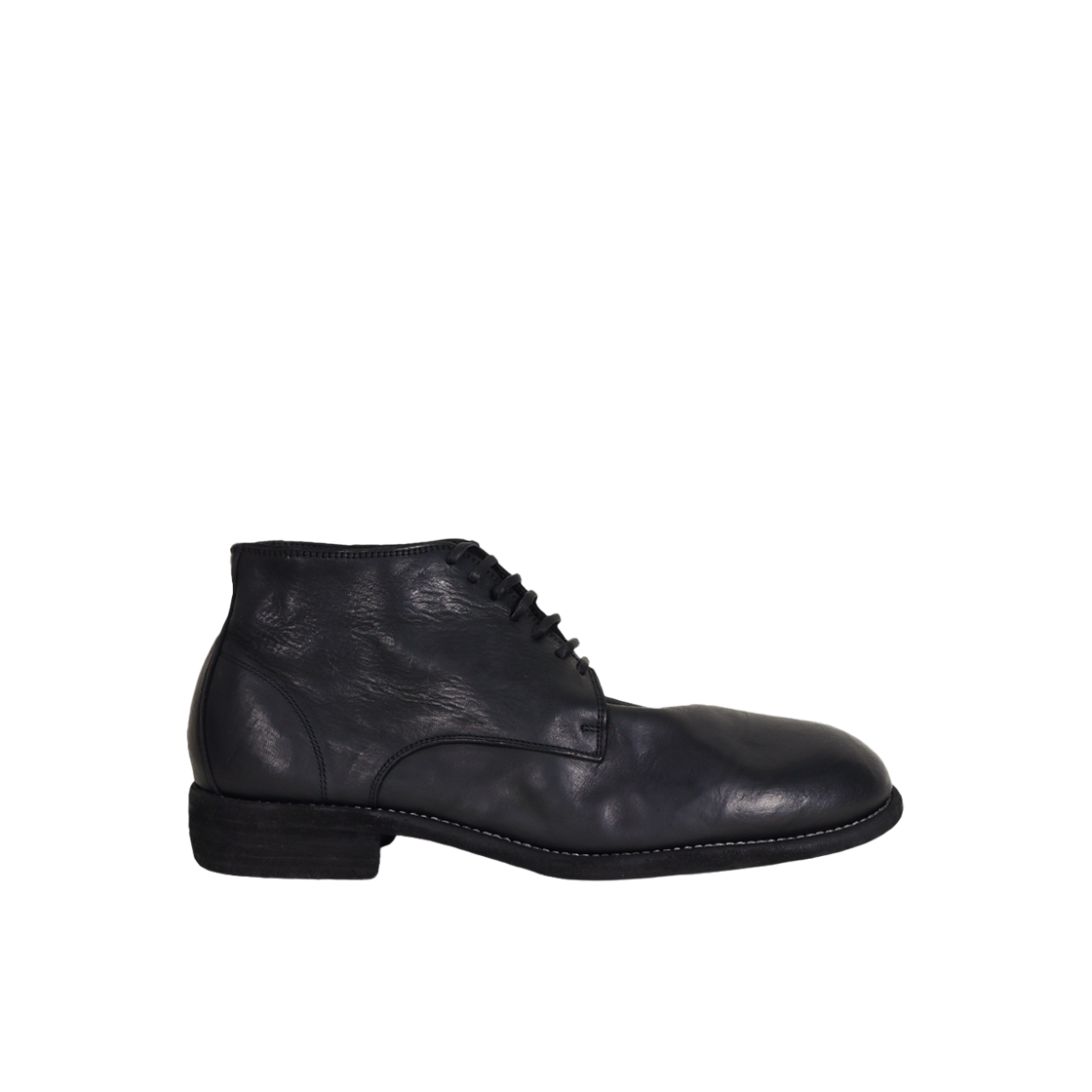 994 BLACK [20% 쿠폰] Guidi Soft Horse Full Grain Leather Ankle Boots Black