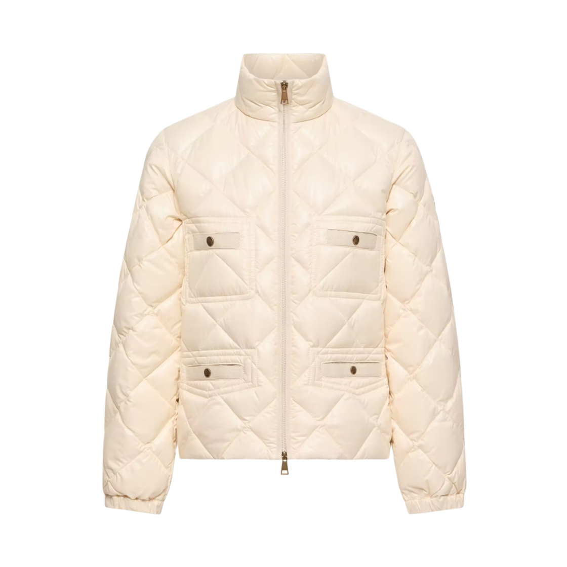 L2-093-1A00004-597Z8-070 (W) Moncler Lavaret Short Down Jacket White Ivory - 26FW
