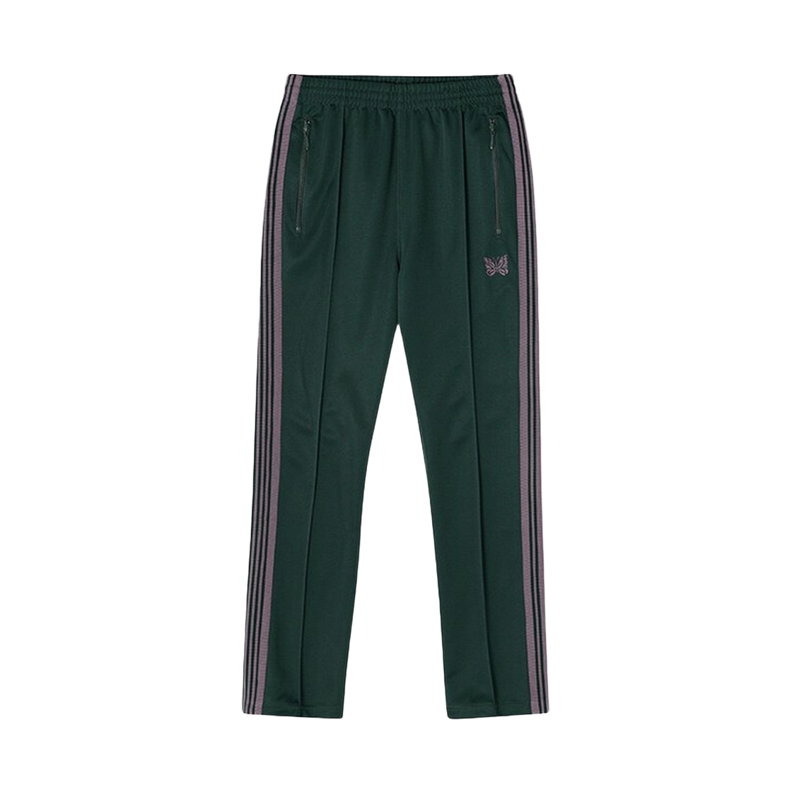 RW317 GREEN [15% 쿠폰] Needles Narrow Track Pants Poly Smooth Green