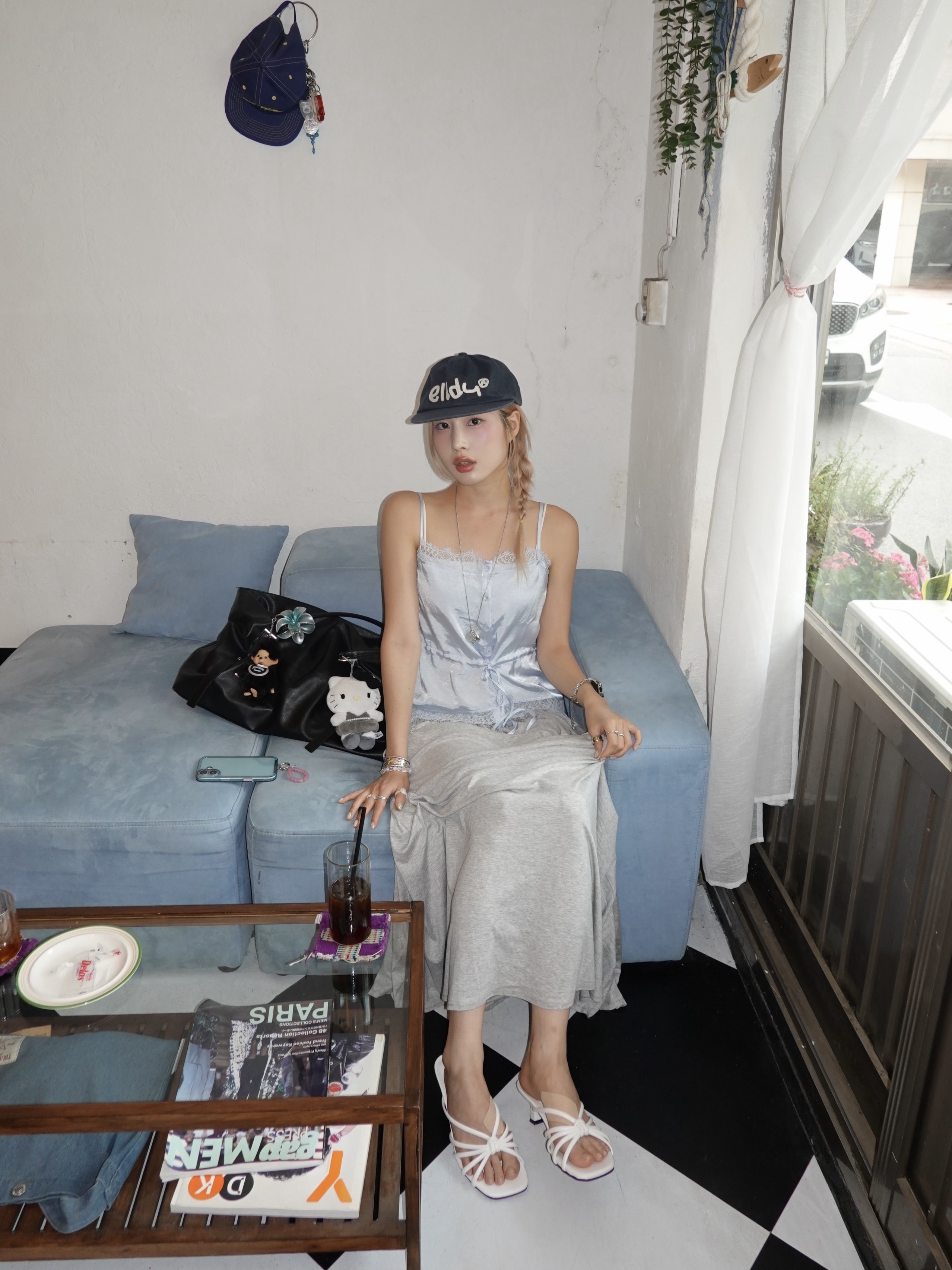 Nff Eddy Ring White, BELAZY STUDIO Phone Jelly case (Midnight Blue) 아이폰/갤럭시 착용 스타일 - 2