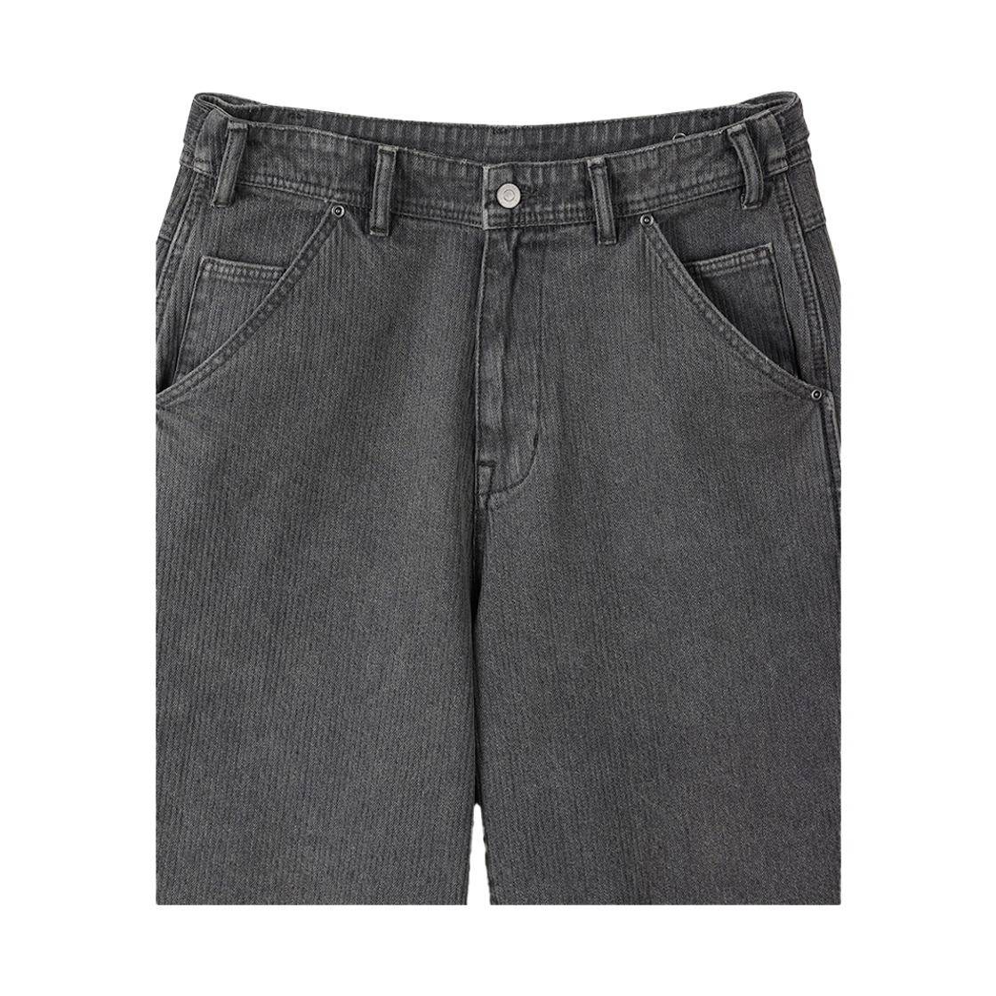24/7 시리즈 체인드 웨일 데님 쇼츠 그레이(24/7 series Chained Wale Denim Shorts Gray) - 3