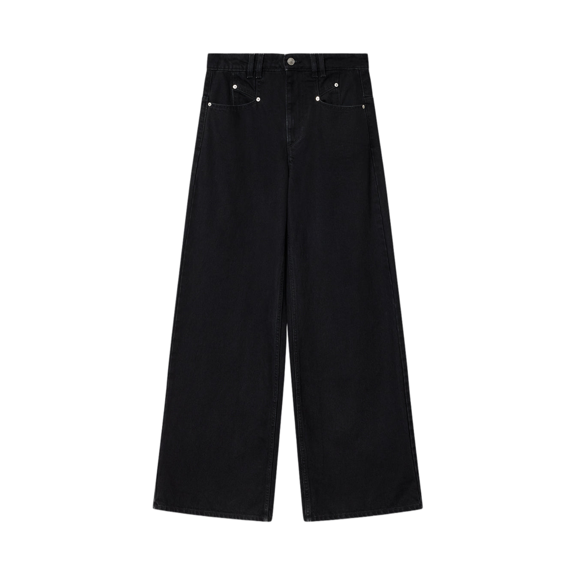 PA0052FB-D1H02I-02FK (W) Isabel Marant Lemony Denim Jeans Black