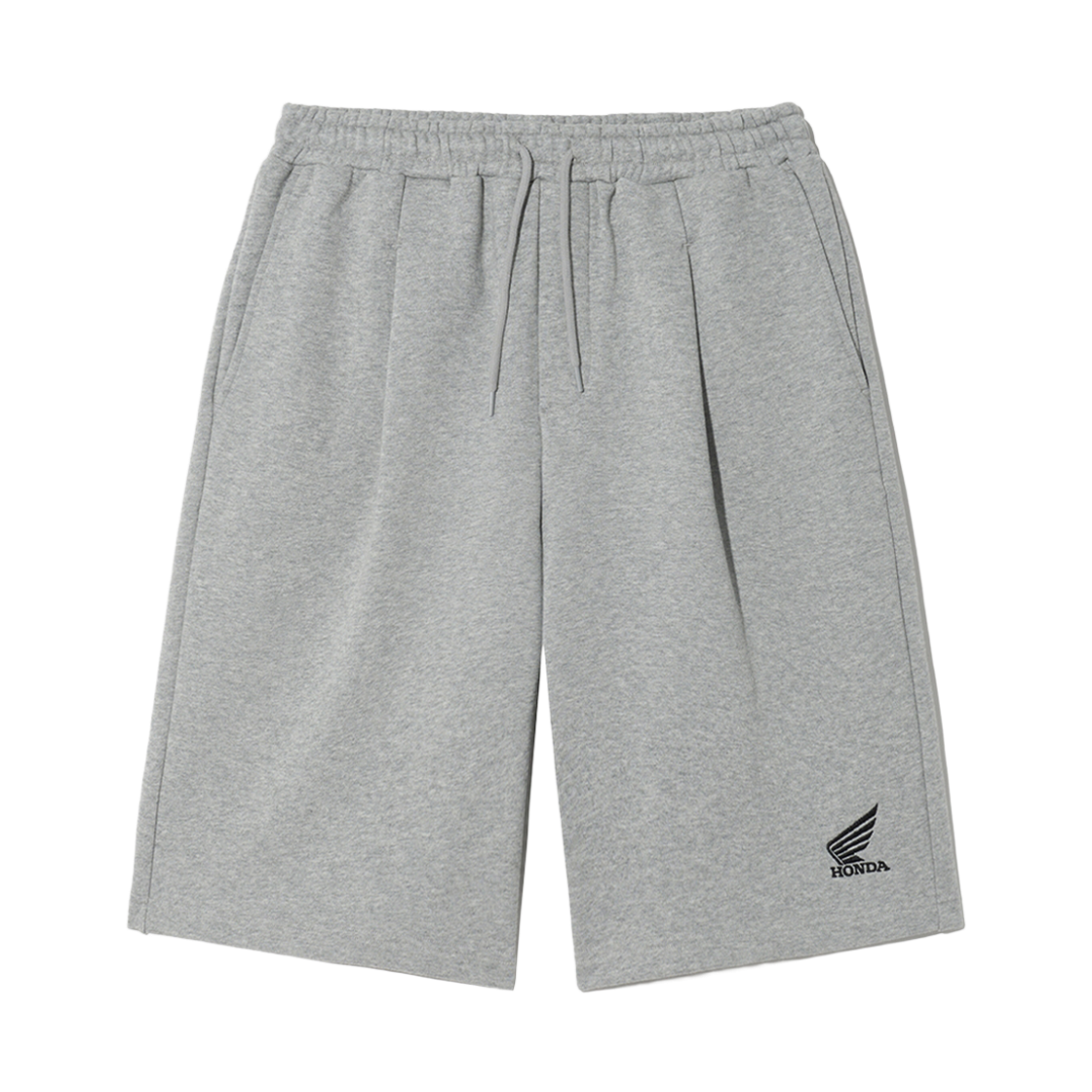 혼다 오리지널 윙 로고 버뮤다 스웻팬츠 그레이(Honda Original Wing Logo Bermuda Sweat Pants_Gray) - 1