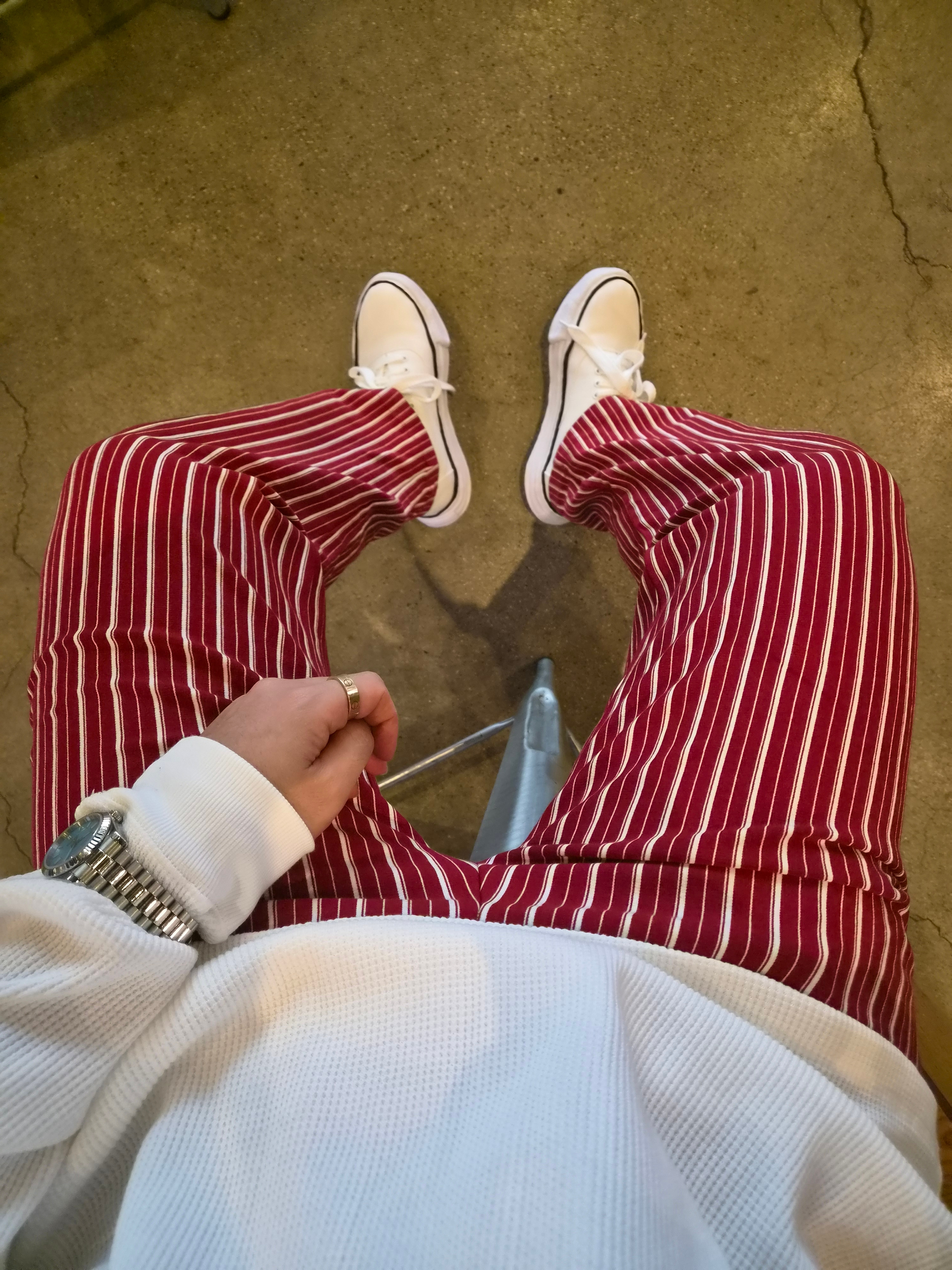 Maison Mihara Yasuhiro Baker OG Sole Canvas Low Cut Sneakers White, Cartier Love Ring Rose Gold 착용 스타일 - 2