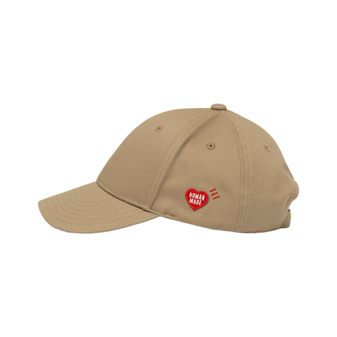 휴먼 메이드 하트 뱃지 6 패널 트윌 캡 베이지(Human Made Heart Badge 6 Panel Twill Cap Beige) - 2