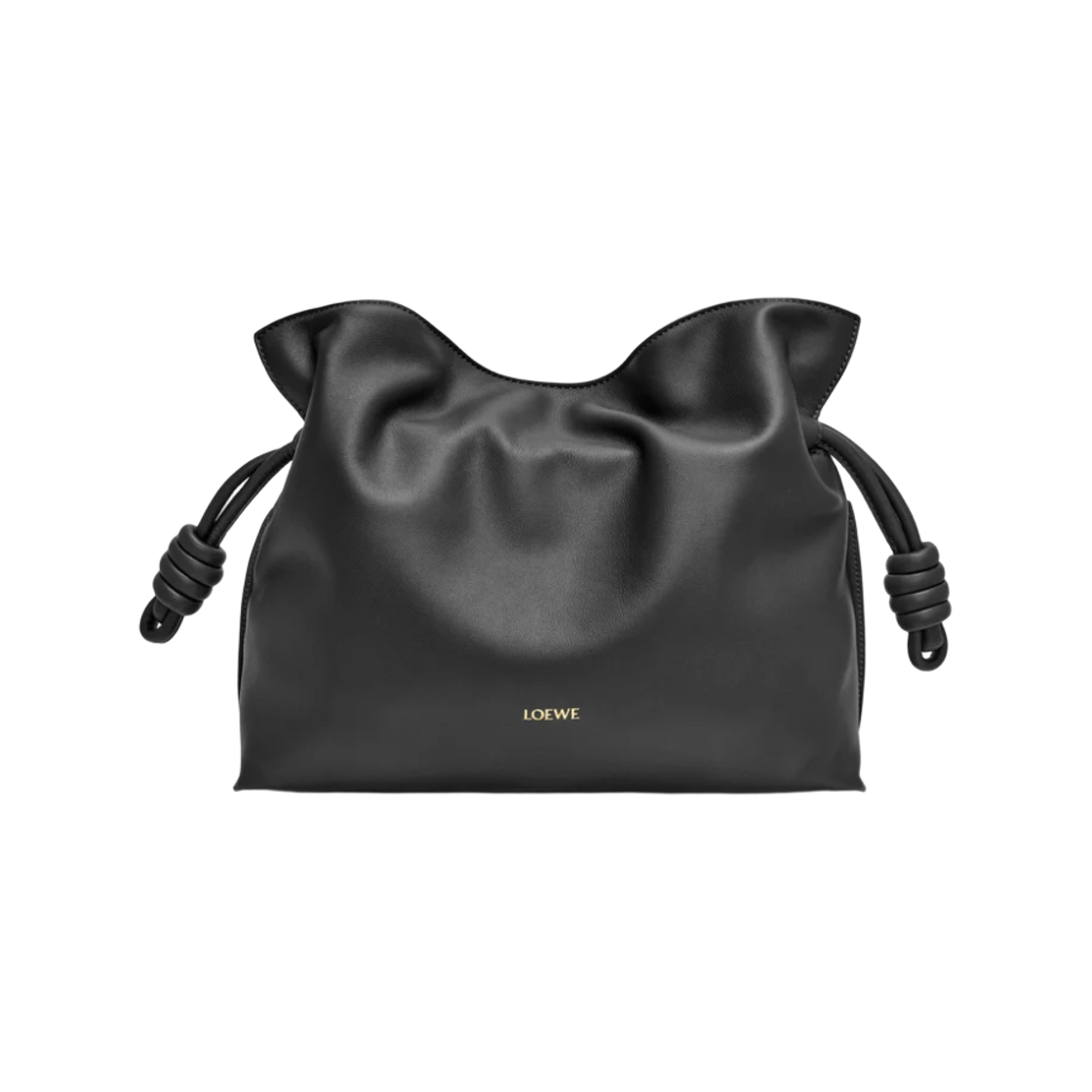로에베 나파 카프스킨 미디움 플라멘코 클러치 블랙(Loewe Medium Flamenco Clutch In Nappa Calfskin Black)