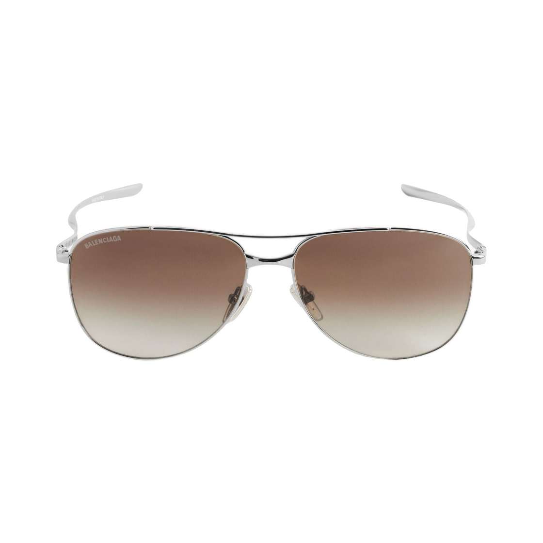 A000V5T00051573 Balenciaga Monday Pilot Sunglasses Light Ruthenium Light Ruthenium