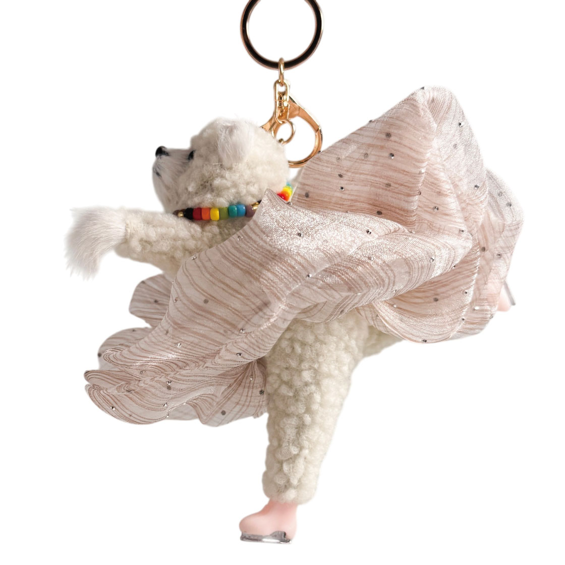 오브제213 피겨 스케이팅 베어 키링(OBJET213 Figure skating bear keyring) - 2