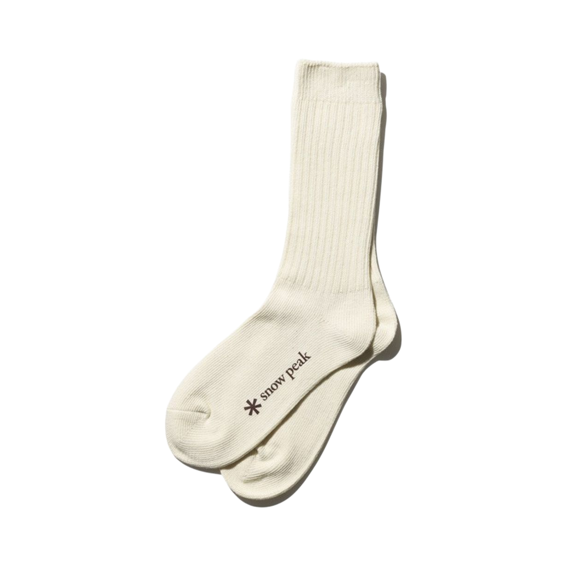 스노우 피크 리사이클 코튼 삭스 에크루(Snow Peak Recycled Cotton Socks Ecru) - 1