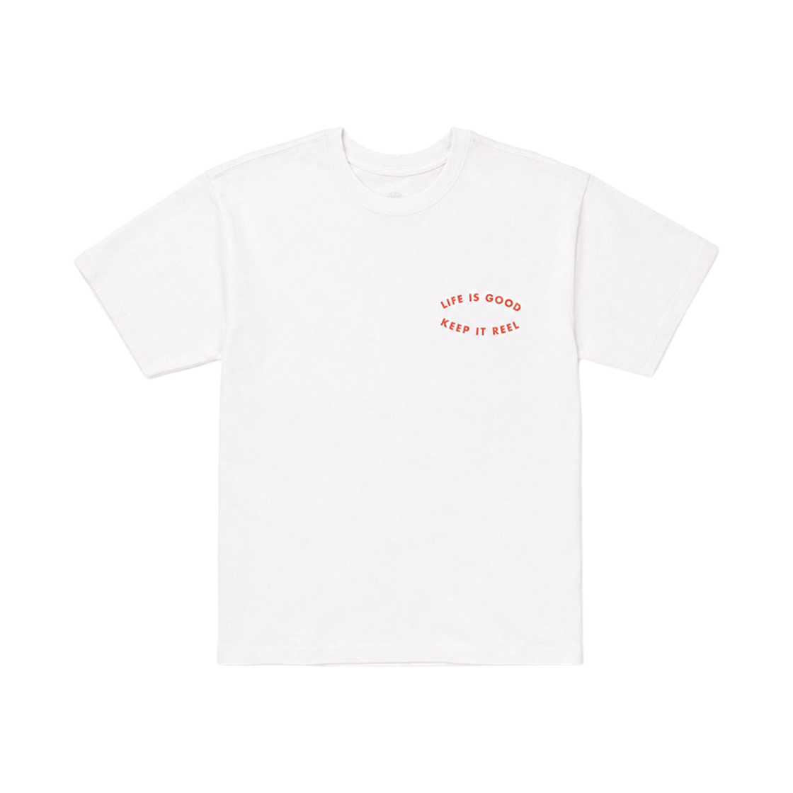빅웨이브 컬렉티브 라이프 이즈 굿 반팔 티셔츠 오프 화이트(BIGWAVE COLLECTIVE Life Is Good Keep It Reel Tee Off White) - 2