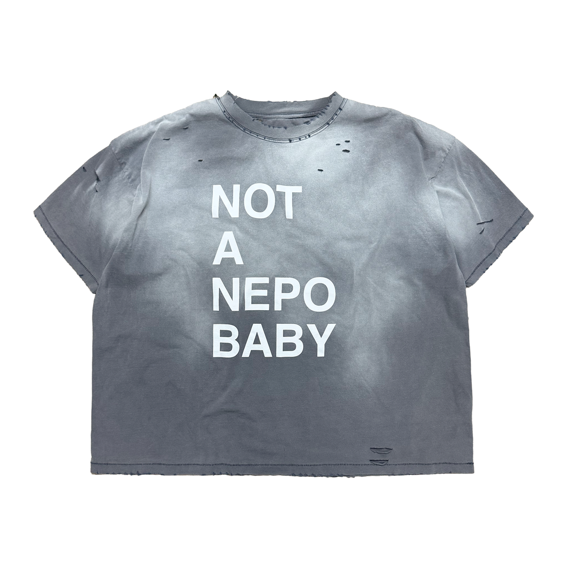 홈리스 낫 어 네포 베이비 빈티지 티 네이비(Hommless Not a Nepo Baby VTG Tee Navy)