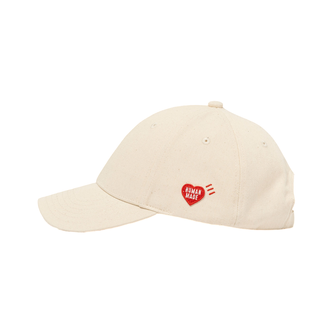 휴먼 메이드 하트 뱃지 6 패널 트윌 캡 화이트(Human Made Heart Badge 6 Panel Twill Cap White) - 2