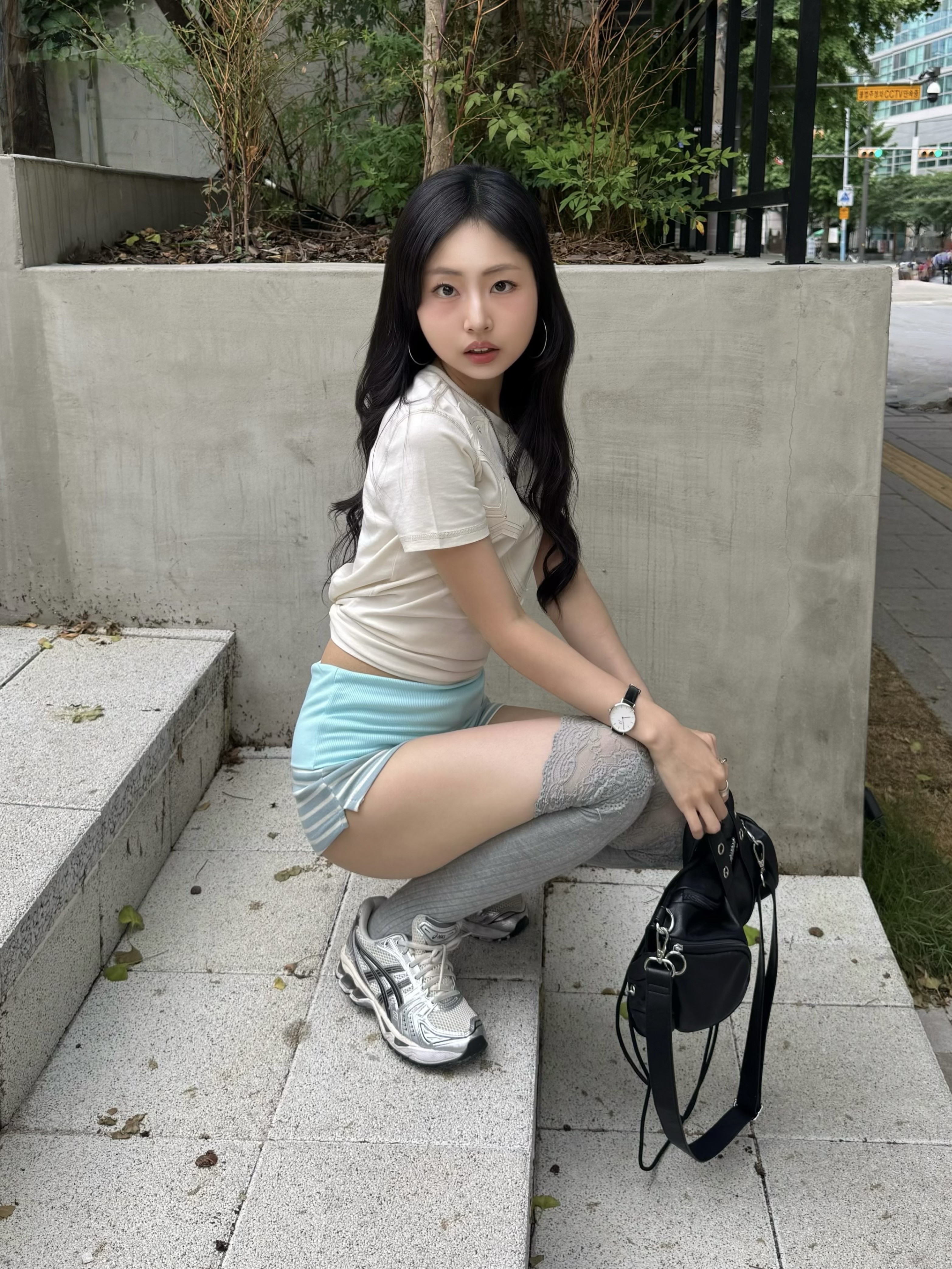 Asics Gel-Kayano 14 Cream Black 착용 스타일 - 4
