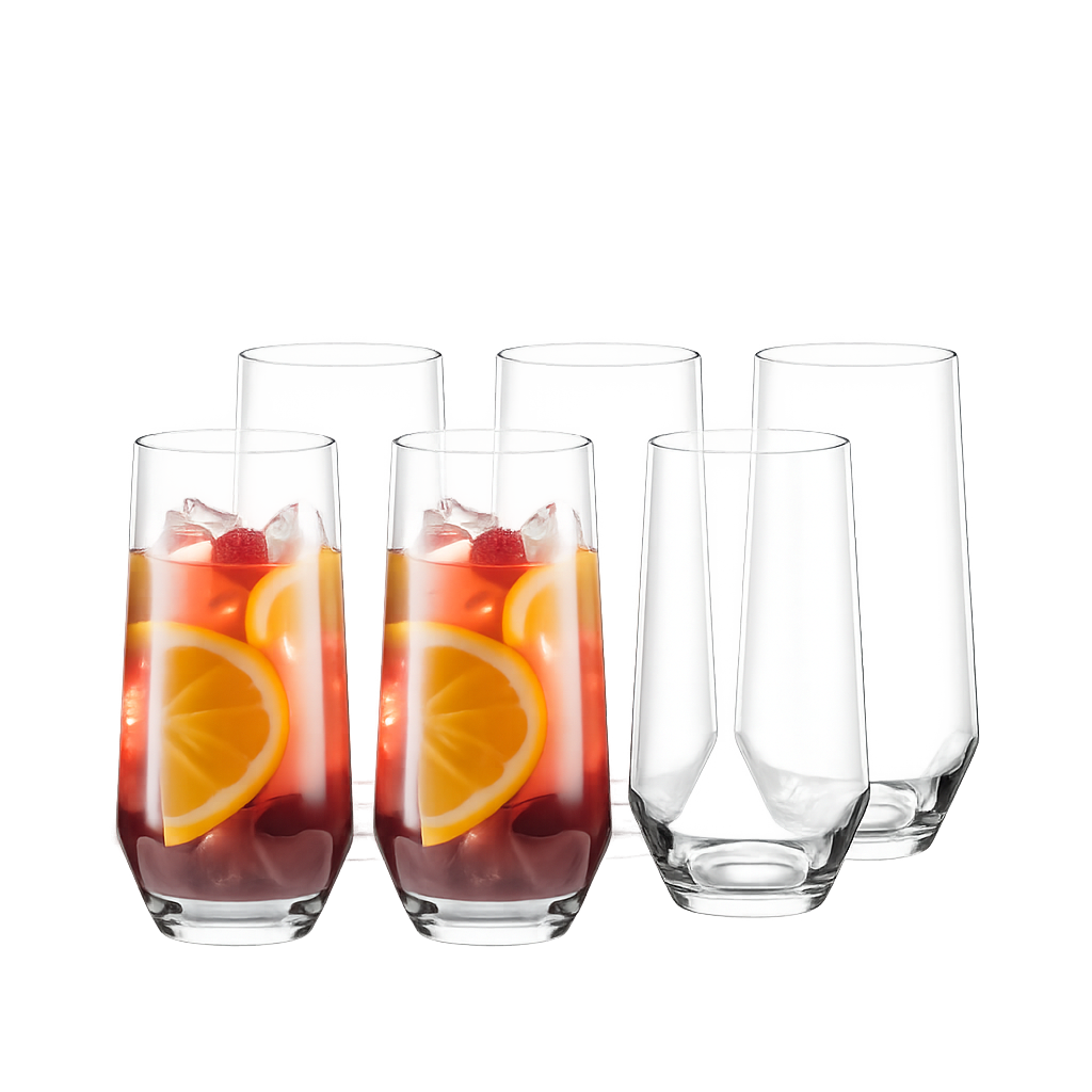 STOZLE019 Stölzle Quatrophil Long Drink Glass (390ml) Set of 6
