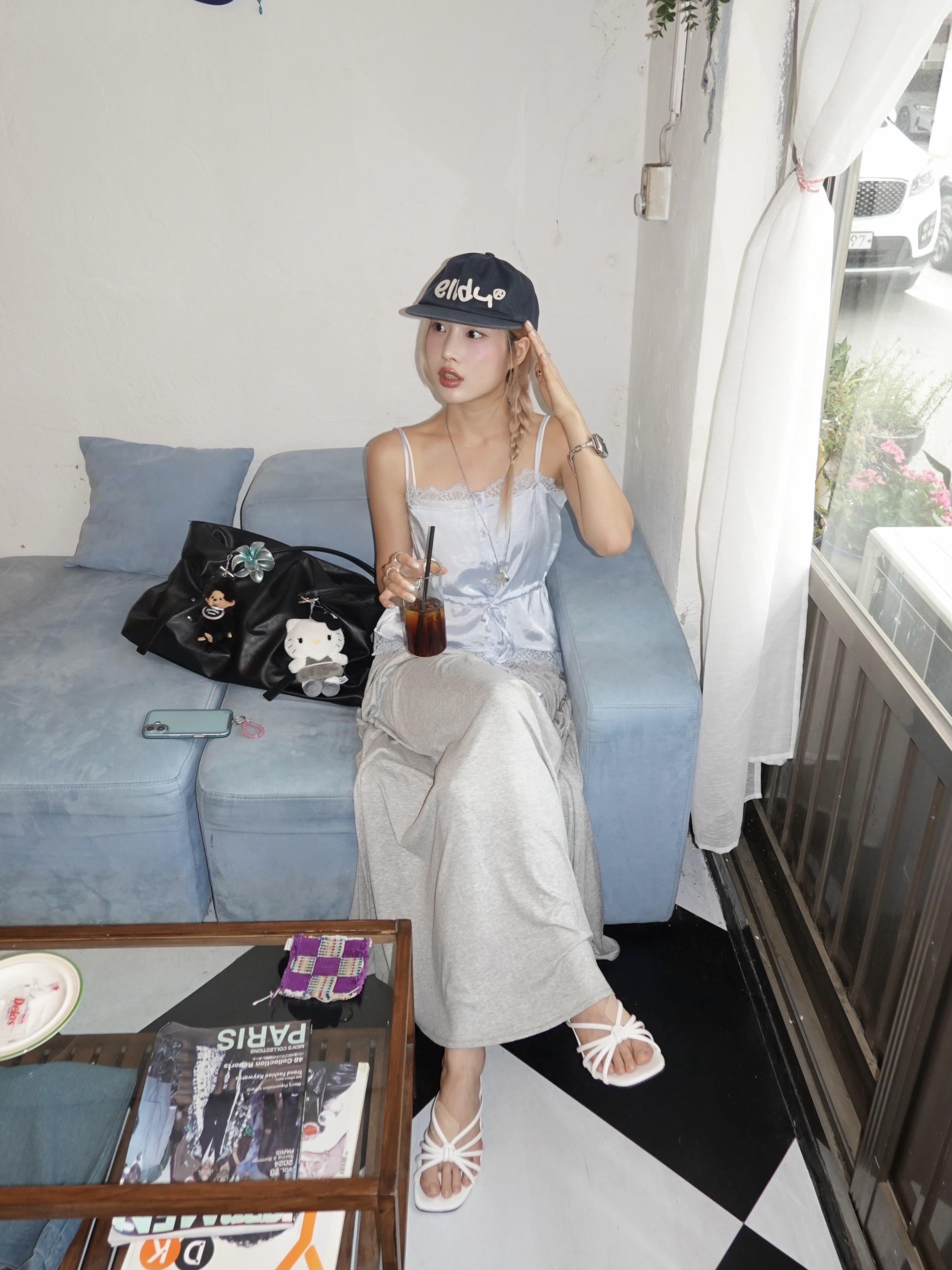 Nff Eddy Ring White, BELAZY STUDIO Phone Jelly case (Midnight Blue) 아이폰/갤럭시 착용 스타일 - 3