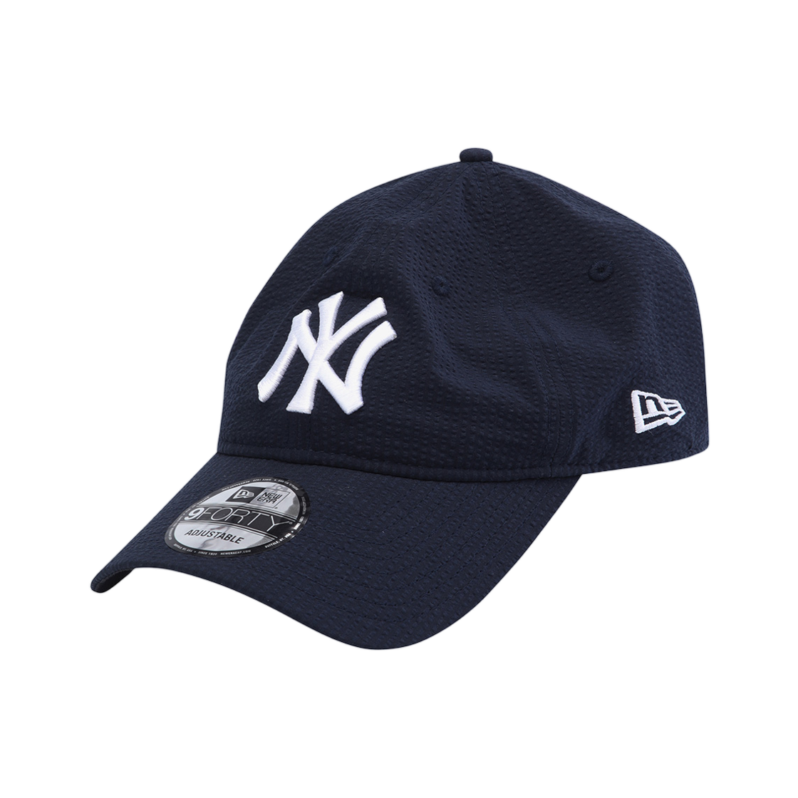 뉴에라 MLB 뉴욕 양키스 시어서커 언스트럭쳐 볼캡 네이비(New Era MLB New York Yankees Seersucker Unstructured Ball Cap Navy) - 2