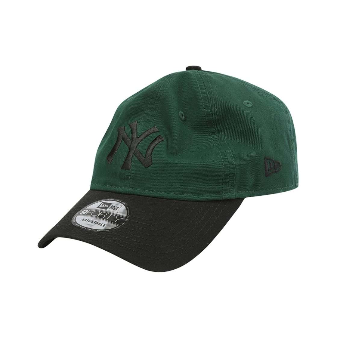 뉴에라 MLB 뉴욕 양키스 베이직 톤 언스트럭쳐 볼캡 다크 그린(New Era MLB New York Yankees Basic Tone Unstructured Ball Cap Dark Green) - 2