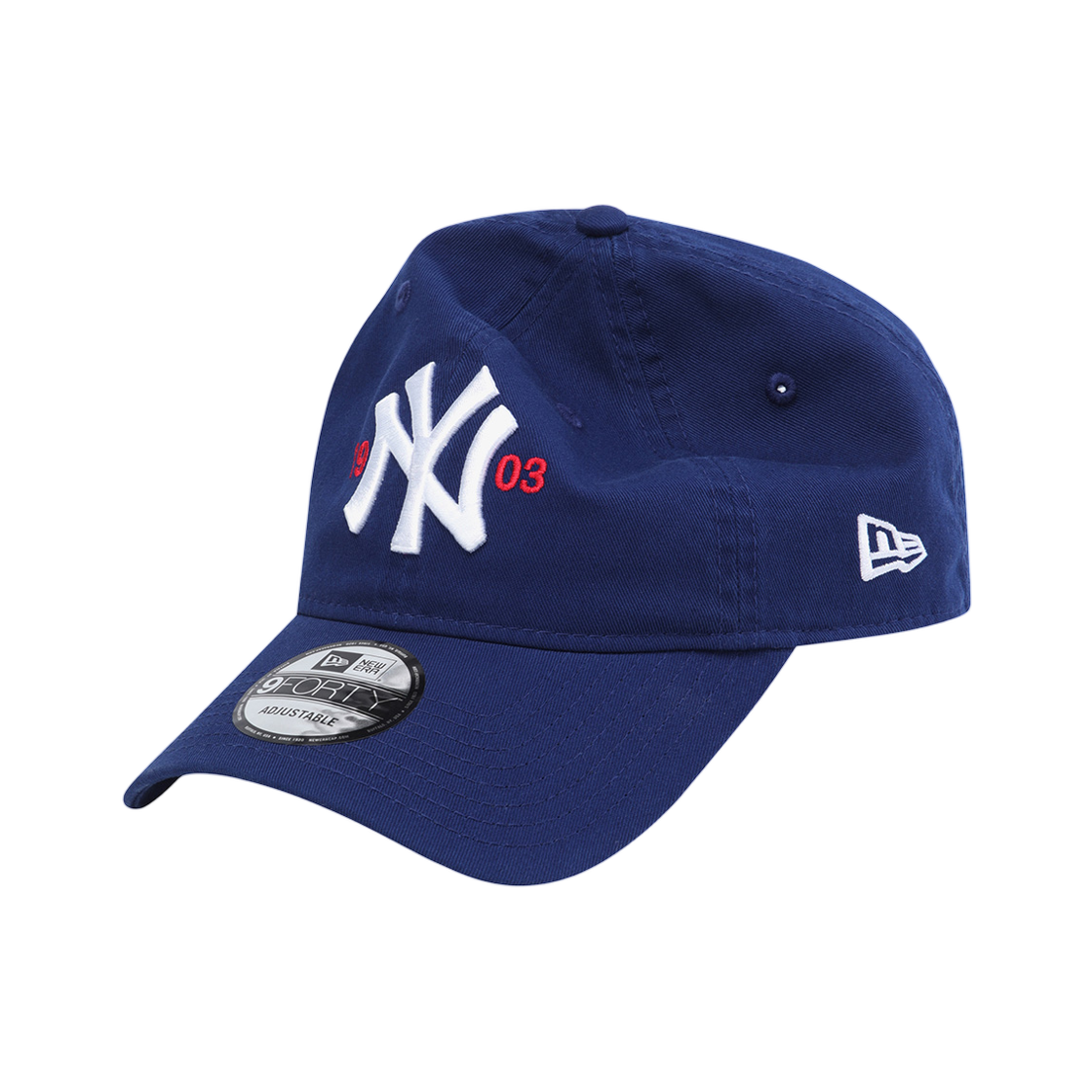 뉴에라 MLB 뉴욕 양키스 이어 넘버 언스트럭쳐 볼캡 다크 로얄(New Era MLB New York Yankees Year Number Unstructured Ball Cap Dark Royal) - 2