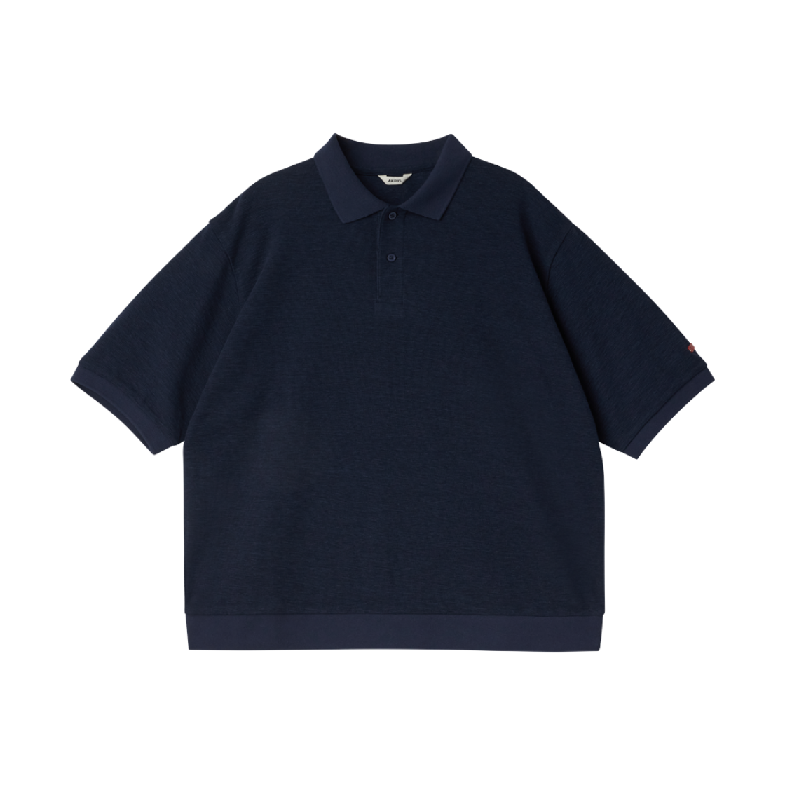 아크릴 피케 폴로 셔츠 네이비 - 26FW(AKRYL Pique Polo Shirt Navy - 26FW)