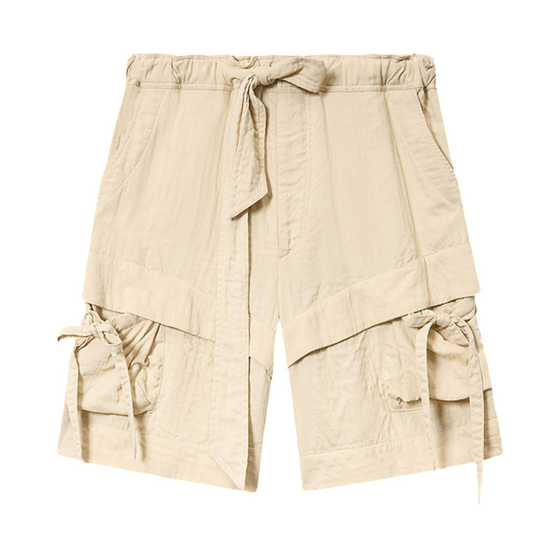 (W) 이자벨 마랑 베르미아 어드벤처 스타일 쇼츠 에크루((W) Isabel Marant Bermia Adventurer Style Shorts Ecru)