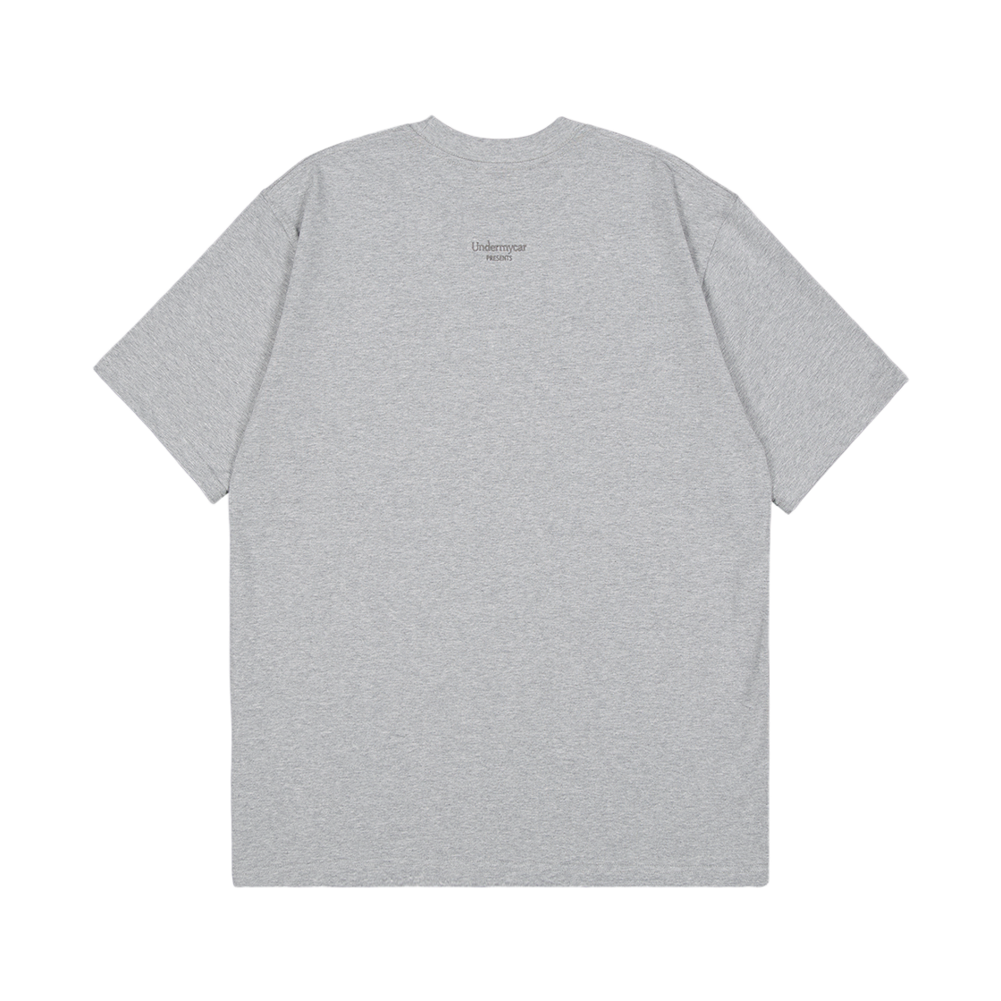 언더마이카 무.189 클래식 로고 컴포트 핏 티셔츠 멜란지 그레이(Undermycar Mu.189 Classic Logo Comfort Fit T-Shirts Melange Gray)