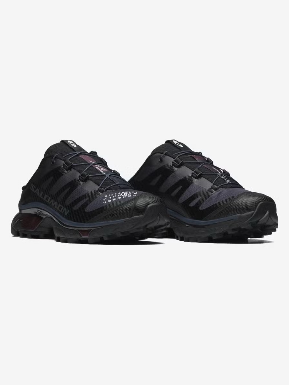 Salomon x MM6 Maison Margiela XT-4 Mule Black Nine Iron, Salomon x MM6 Maison Margiela XT-4 Mule Vanilla Ice Sweet Pea 착용 스타일 - 4