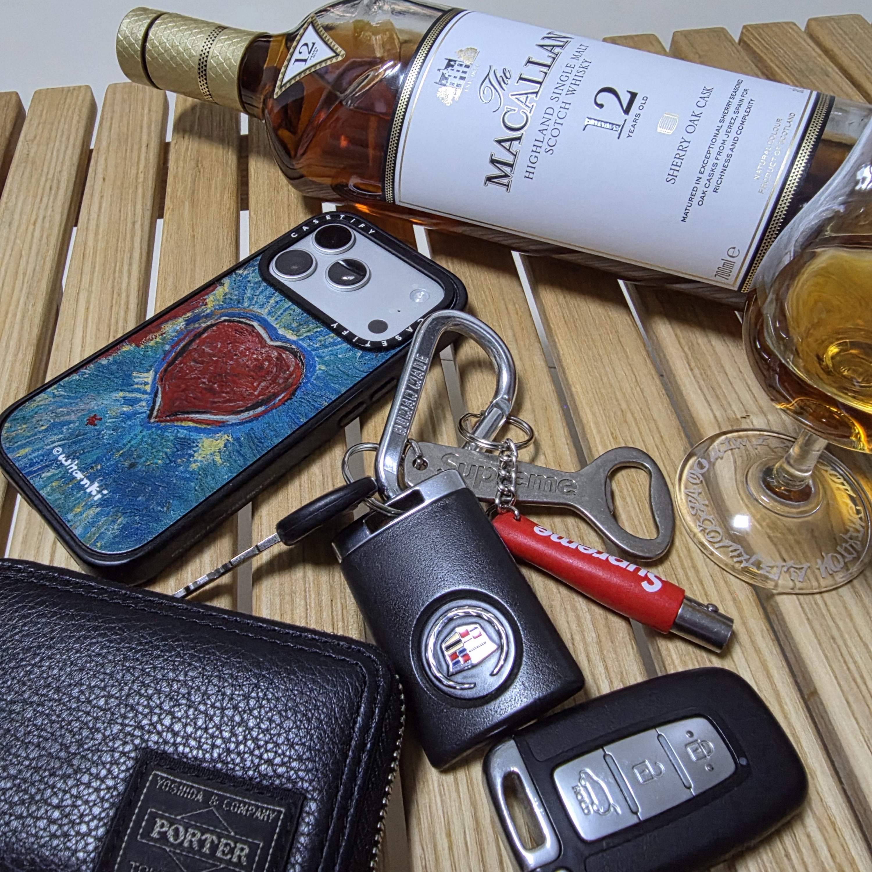 Supreme x Opinel No. 4 Knife Keychain Red - 25FW, Human Made Carabiner 70mm Silver 착용 스타일