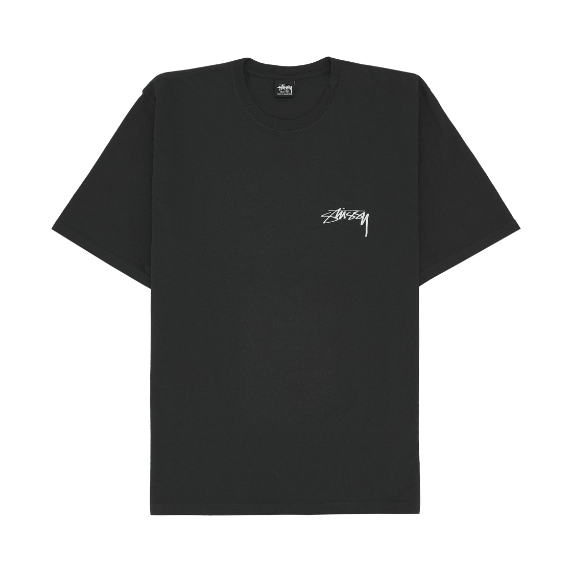 스투시 스택 피그먼트 다이드 티셔츠 페이디드 블랙(Stussy Stack Pigment Dyed T-Shirt Faded Black) - 2