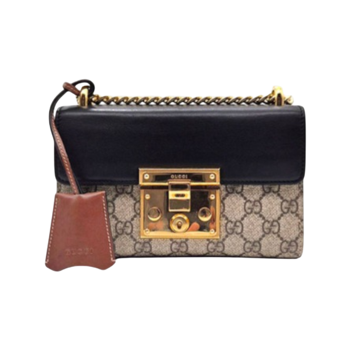 ITLRJWIL8L6Q Gucci x Supreme Padlock Small Shoulder Bag (409487) L793520