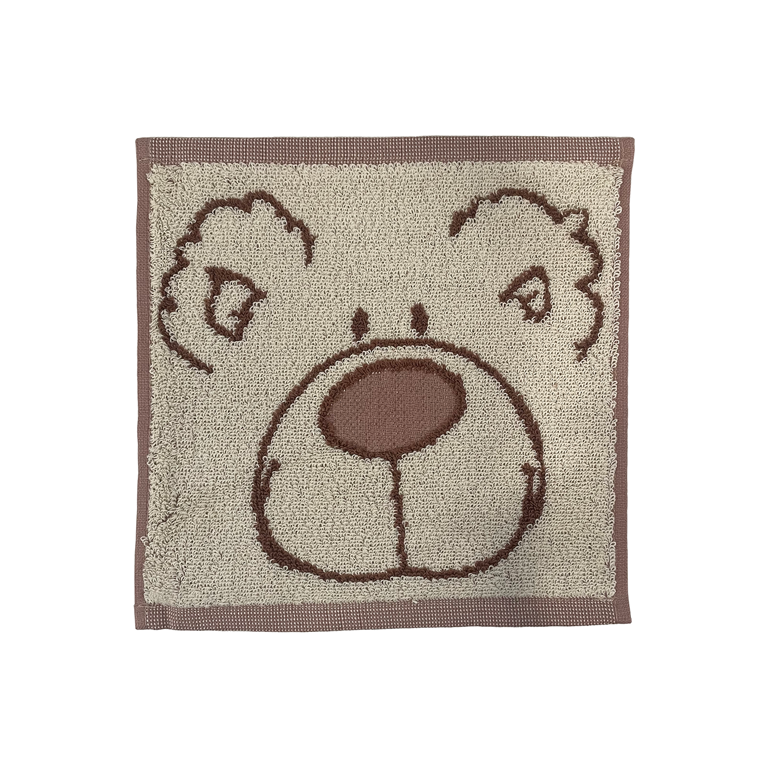 니키 곰 핸드타월 화이트 25x25cm(NICI White Bear Hand Towel 25 x 25 cm)