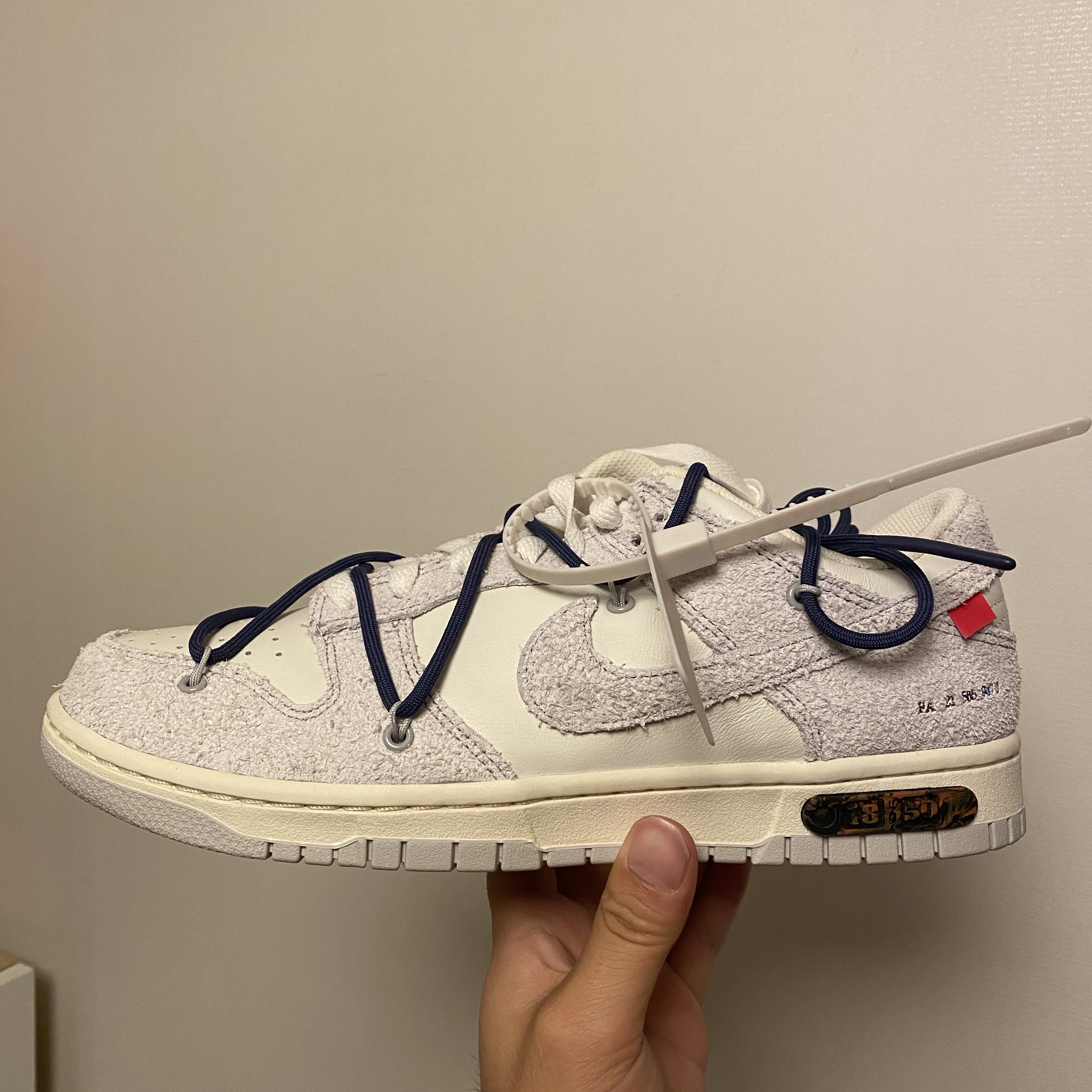 Nike x Off-White Dunk Low The 50 - Lot 18 착용 스타일
