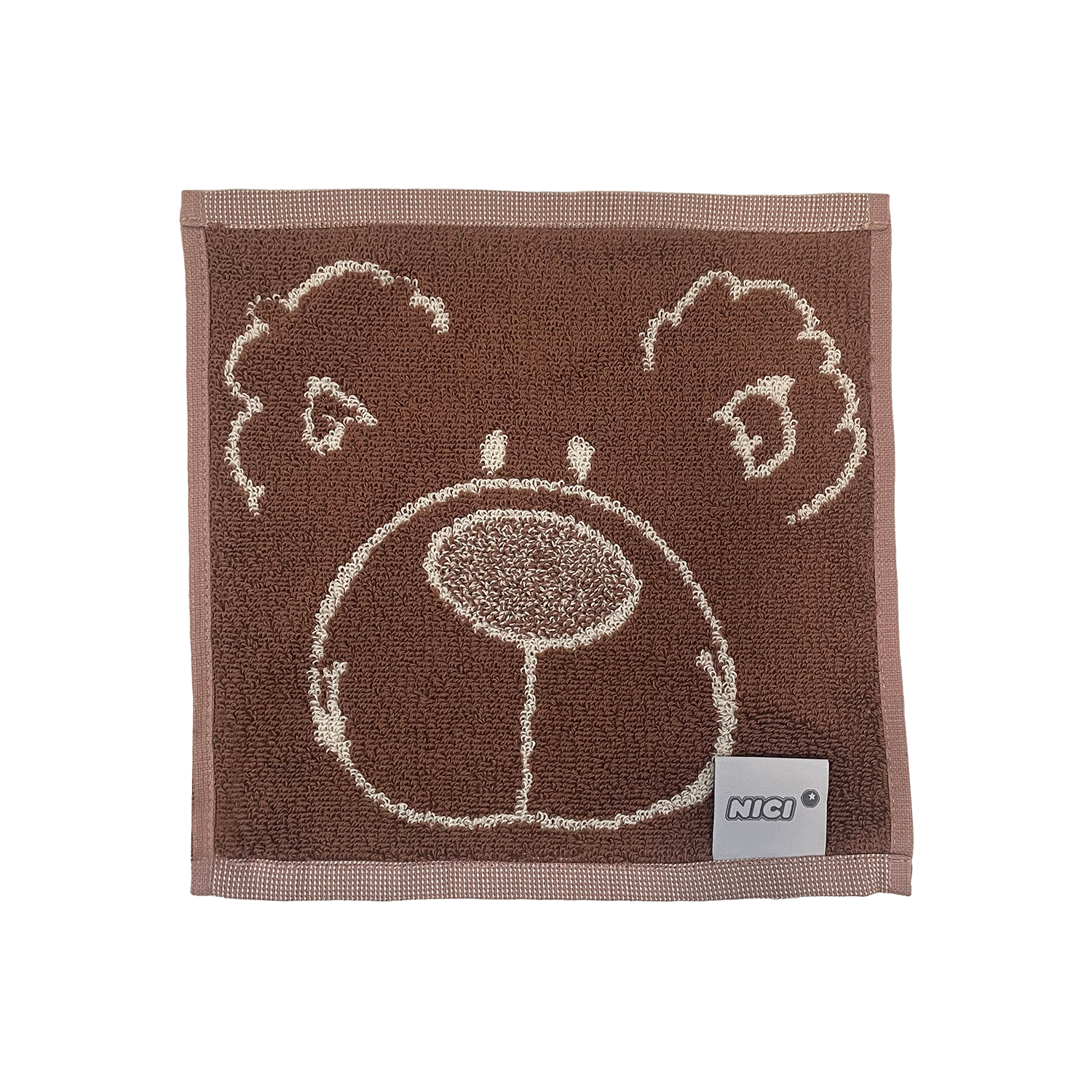 니키 곰 핸드타월 화이트 25x25cm(NICI White Bear Hand Towel 25 x 25 cm) - 2