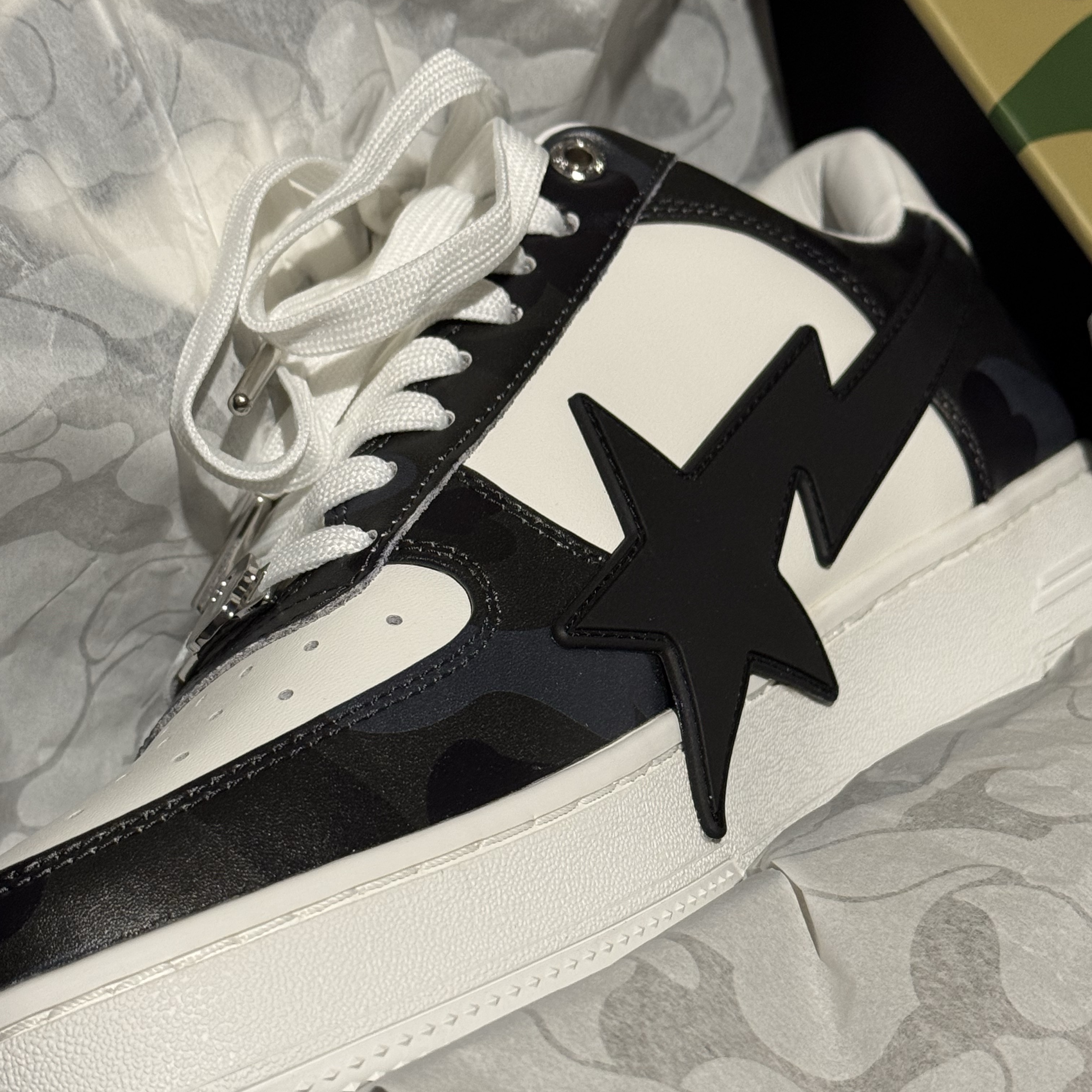 BAPE Sta OS #1 Black 착용 스타일