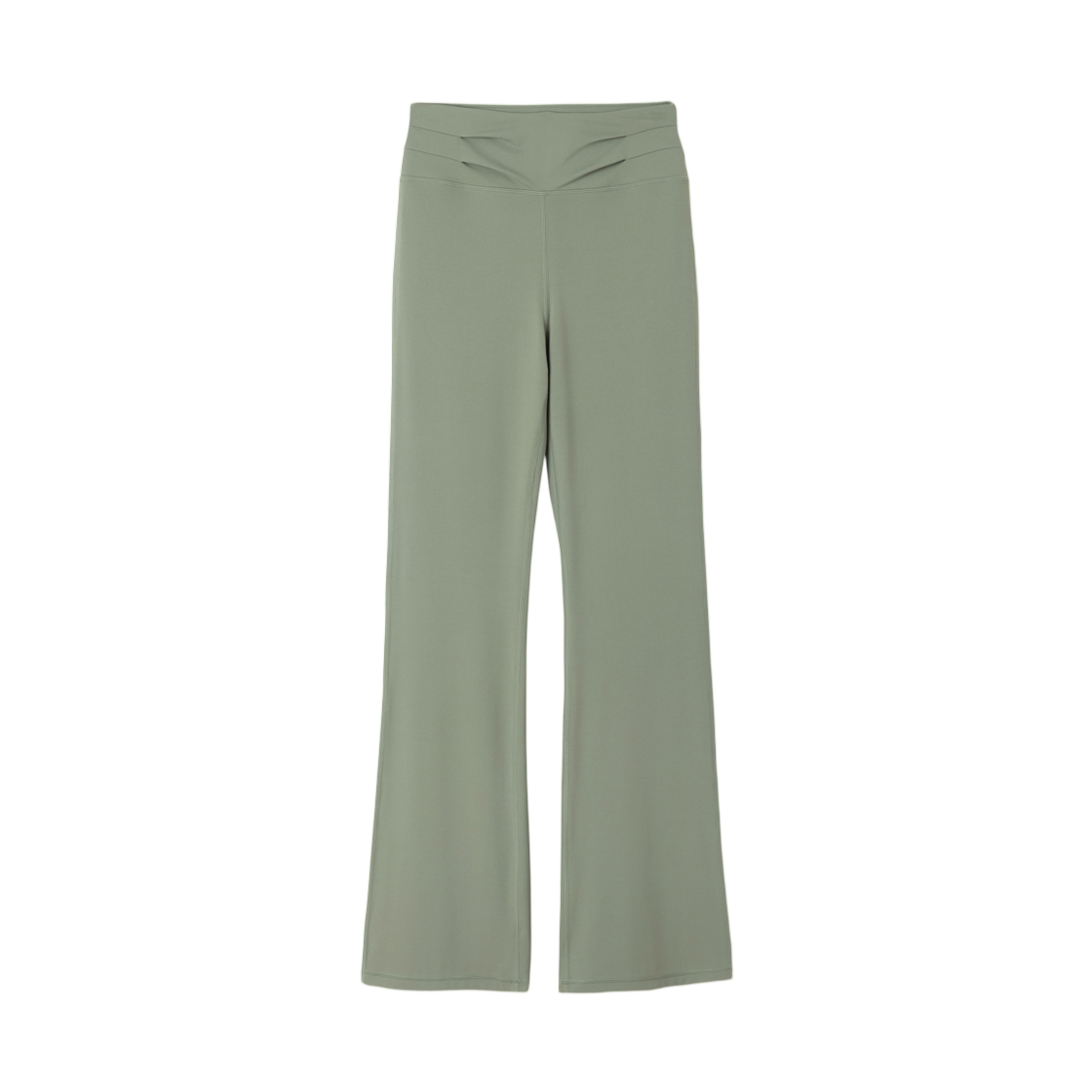 부디 무드라 무브먼트 라인 셔링 플레어 팬츠 씨 스프레이(Budhi Mudra Movement Line Shirring Flare Pants Sea Spray)