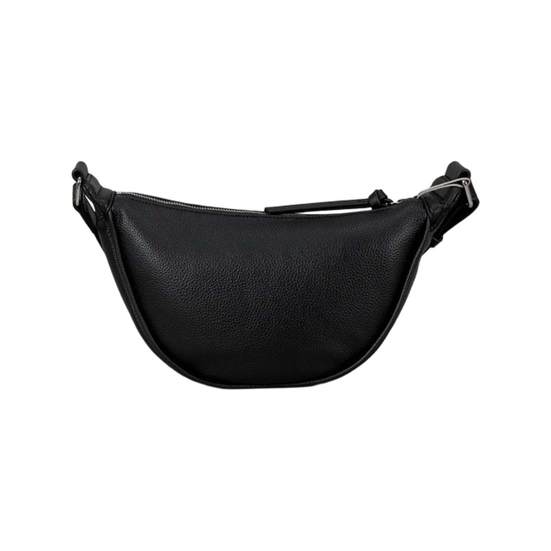 비비안 웨스트우드 오브 로고 하프 문 백 블랙(Vivienne Westwood Orb Logo Half Moon Bag Black) - 2