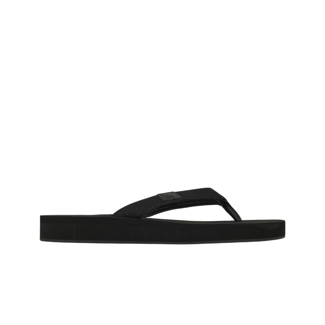 마뗑킴 마틴 데님 루프 플립 플랍 블랙(Matin Kim Matin Denim Loop Flip Flop In Black)