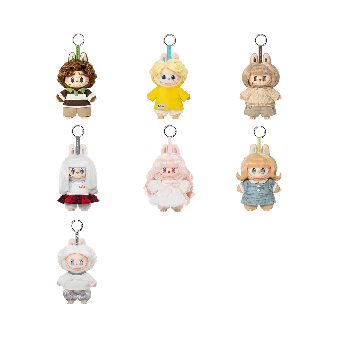 팝마트 더 몬스터즈 헤어 살롱 시리즈 인형 키링 미개봉 랜덤박스 (6개입)(Pop Mart The Monsters Hair Salon Series Vinyl Plush Sealed Case (6 Blind Boxes)) - 2