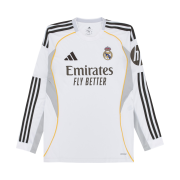 Adidas Real Madrid 2025/26 Home Long Sleeve Jersey White - KR Sizing (Non Marking Ver.)