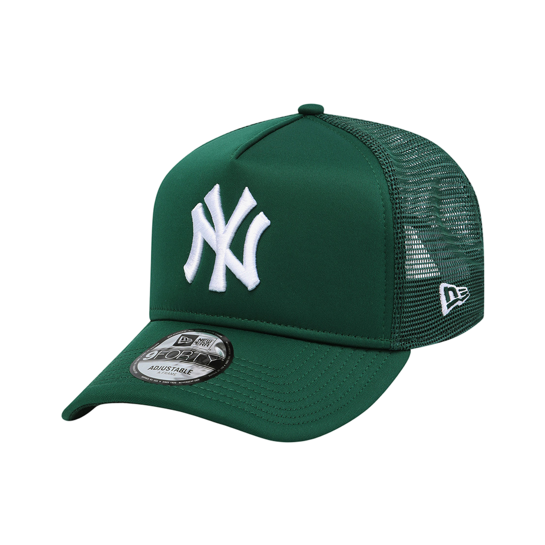 15206365 New Era MLB New York Yankees Sponge Series A-Frame Trucker Ball Cap Green