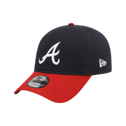 New Era MLB Atlanta Braves Basic Tone Unstructured Ball Cap Navy