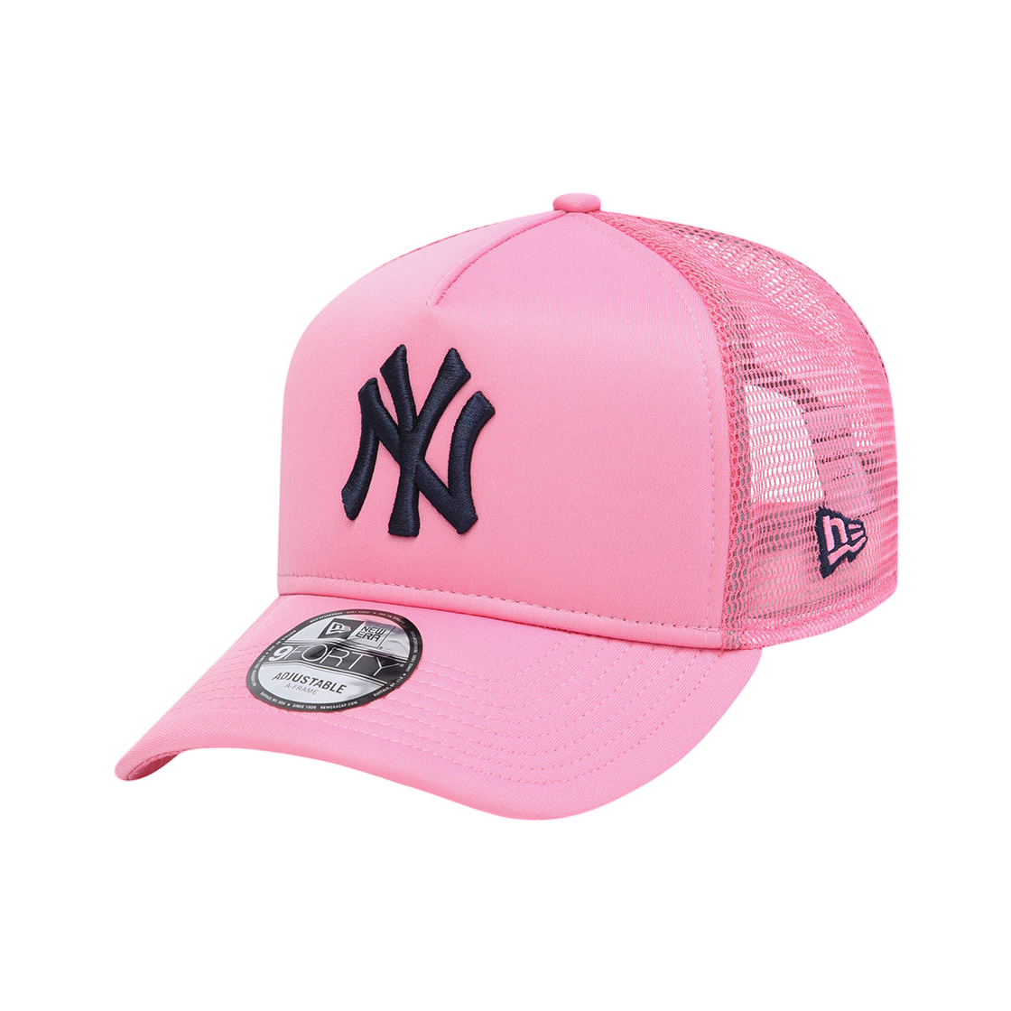 15206363 New Era MLB New York Yankees Sponge Series A-Frame Trucker Ball Cap Pink