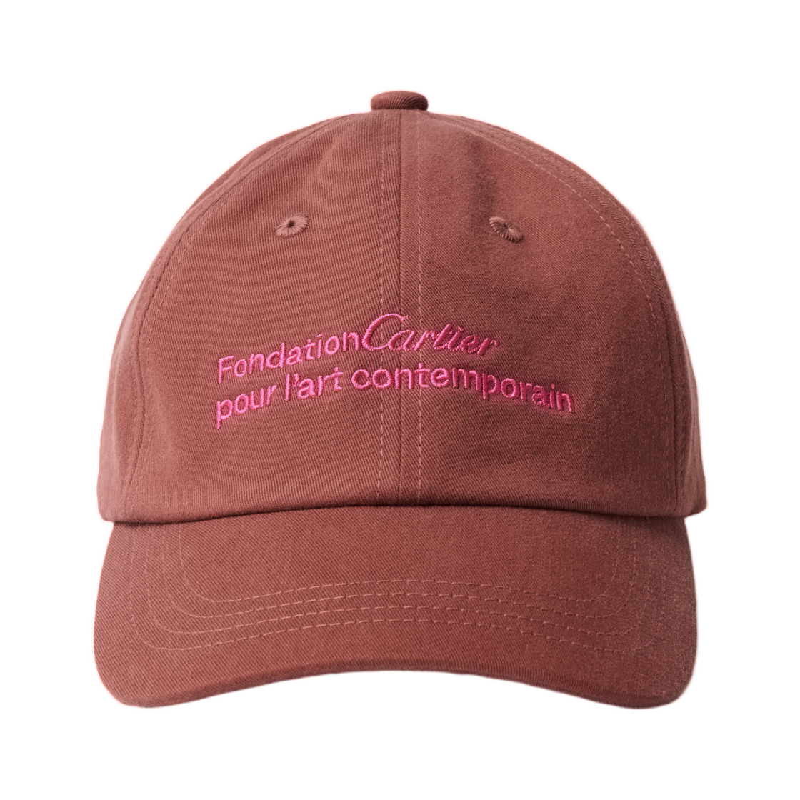 퐁다시옹 까르띠에 푸르 랄 콩탕포랭 볼캡 브라운(Fondation Cartier Pour l'art contemporain Ball Cap Brown)