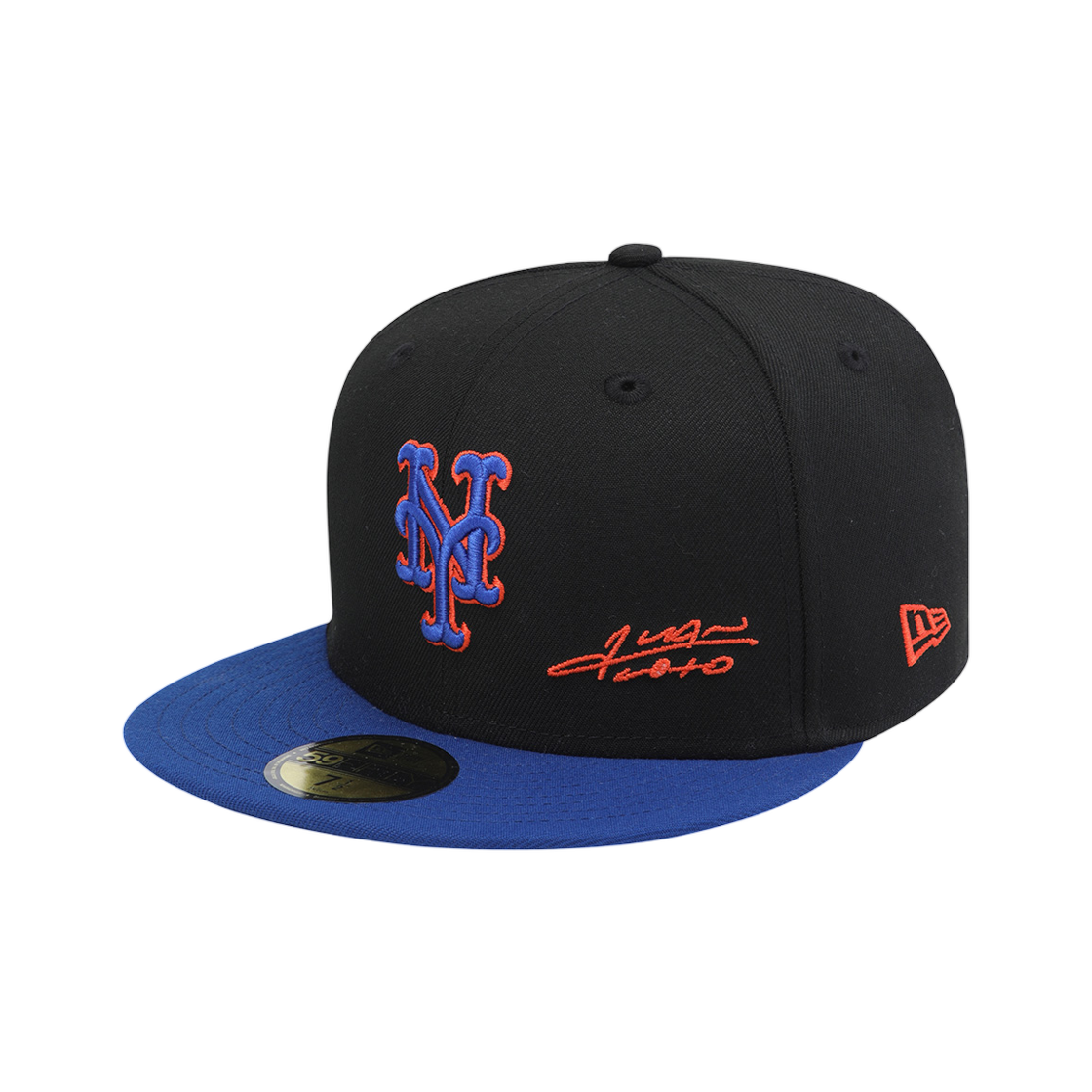 15206392 New Era MLB New York Mets Juan Soto Player Jersey Fitted Cap Black Light Royal