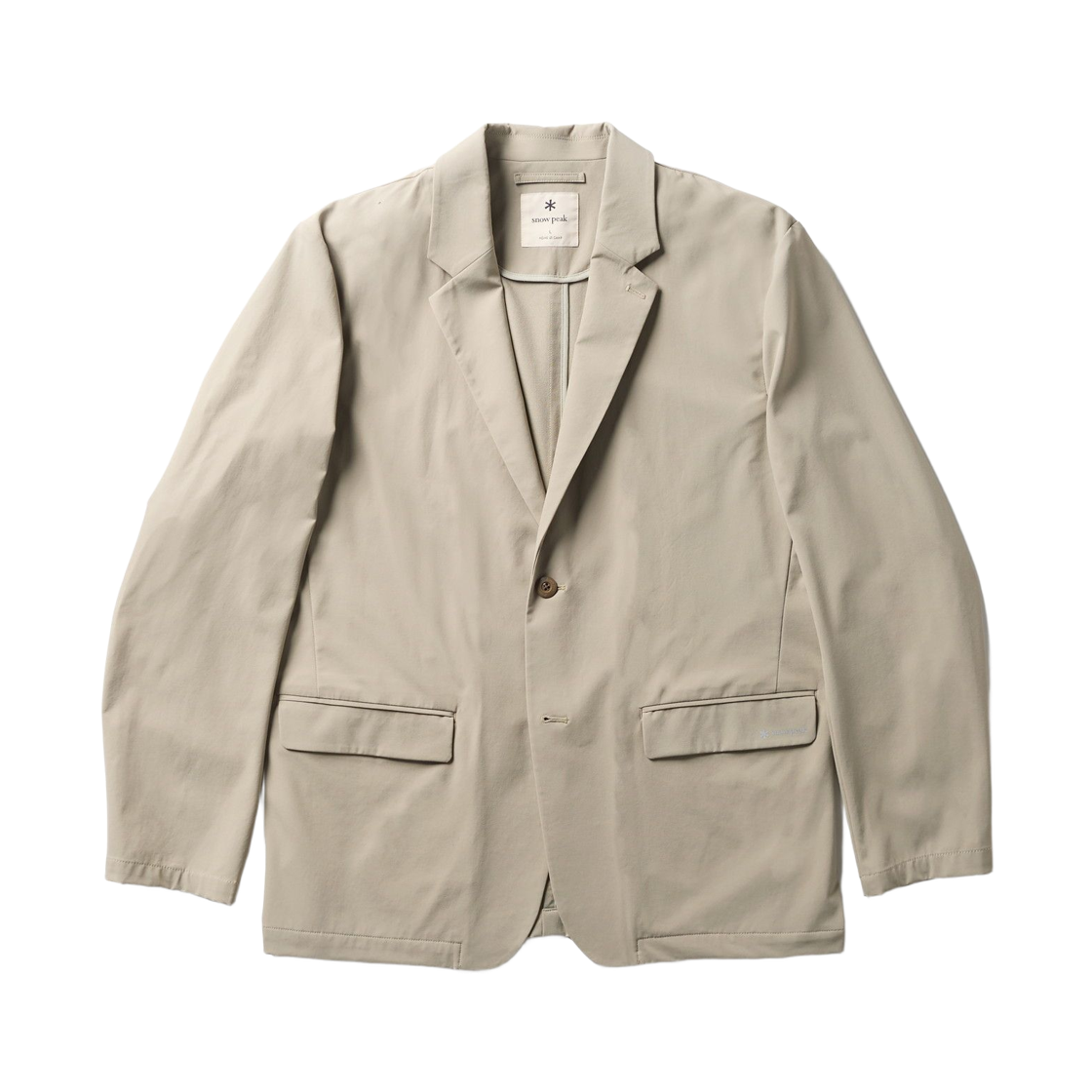 스노우 피크 워터 리펠런트 스트레치 자켓 그레이지(Snow Peak Water Repellent Stretch Jacket Greige)