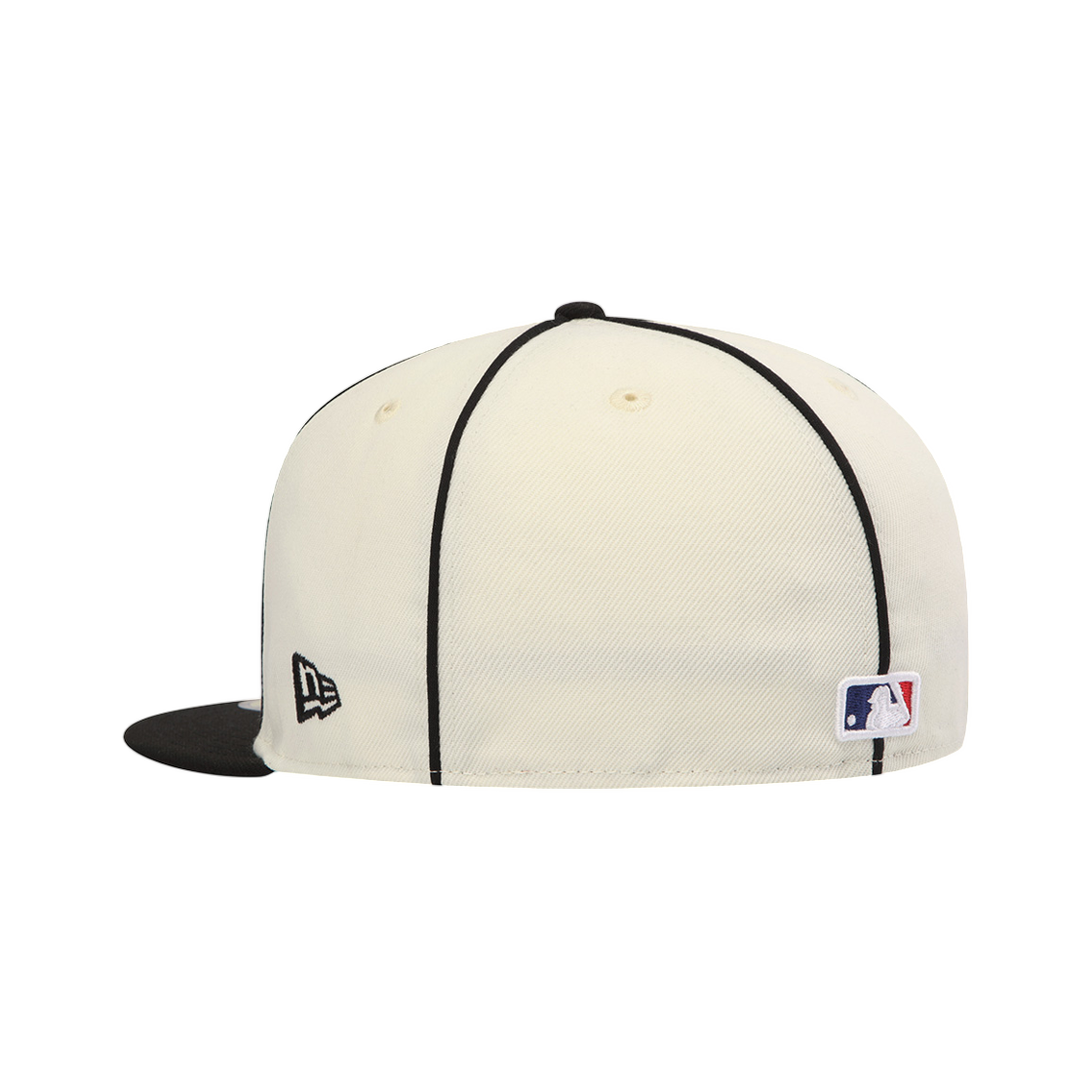 뉴에라 MLB LA 다저스 파이핑 스크립트 피티드캡 크롬 화이트(New Era MLB LA Dodgers Piping Script Fitted Cap Chrome White) - 2