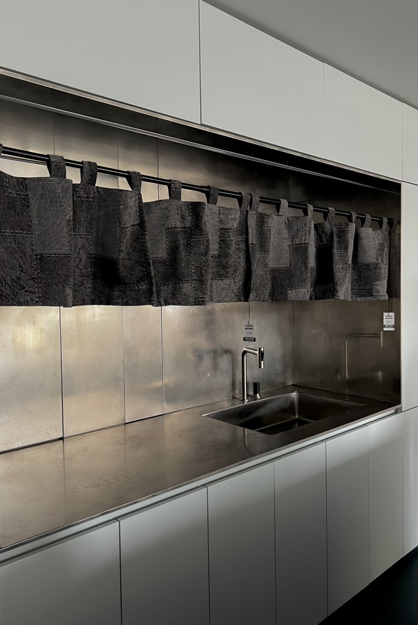 무성화 RAW-DUST 데님 멜빵 커튼 160x120cm(MUSEONGHWA RAW-DUST denim suspenders curtain 160x120cm) - 4