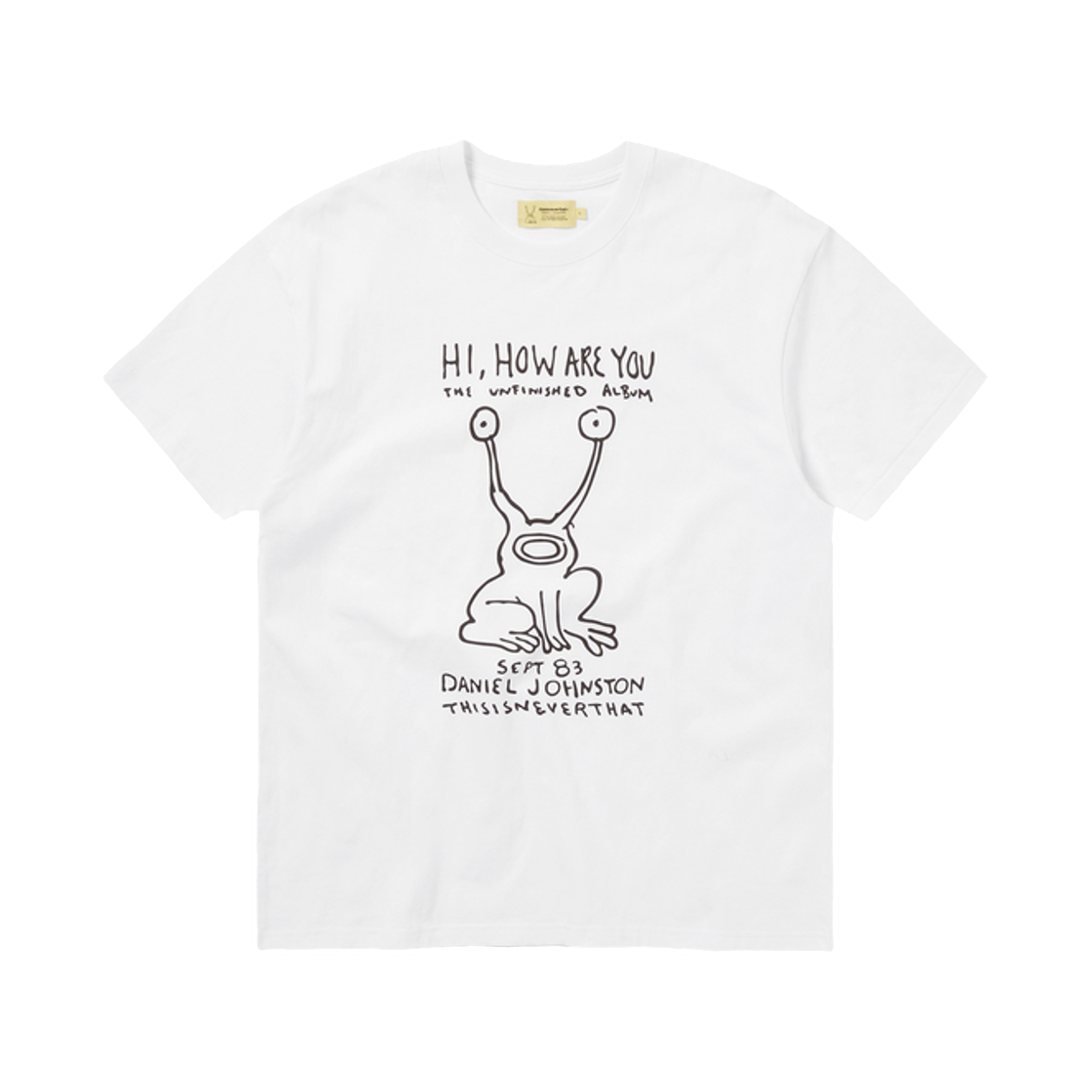 - thisisneverthat x Daniel Johnston Frog T-Shirt White