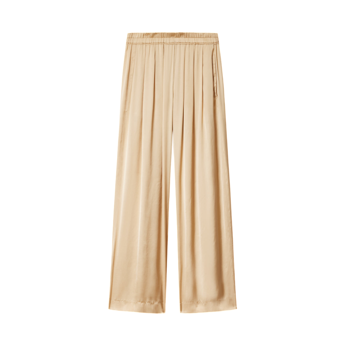 PA0716FA-D3J13I-90BE (W) Isabel Marant Nolia Satin Pants Beige