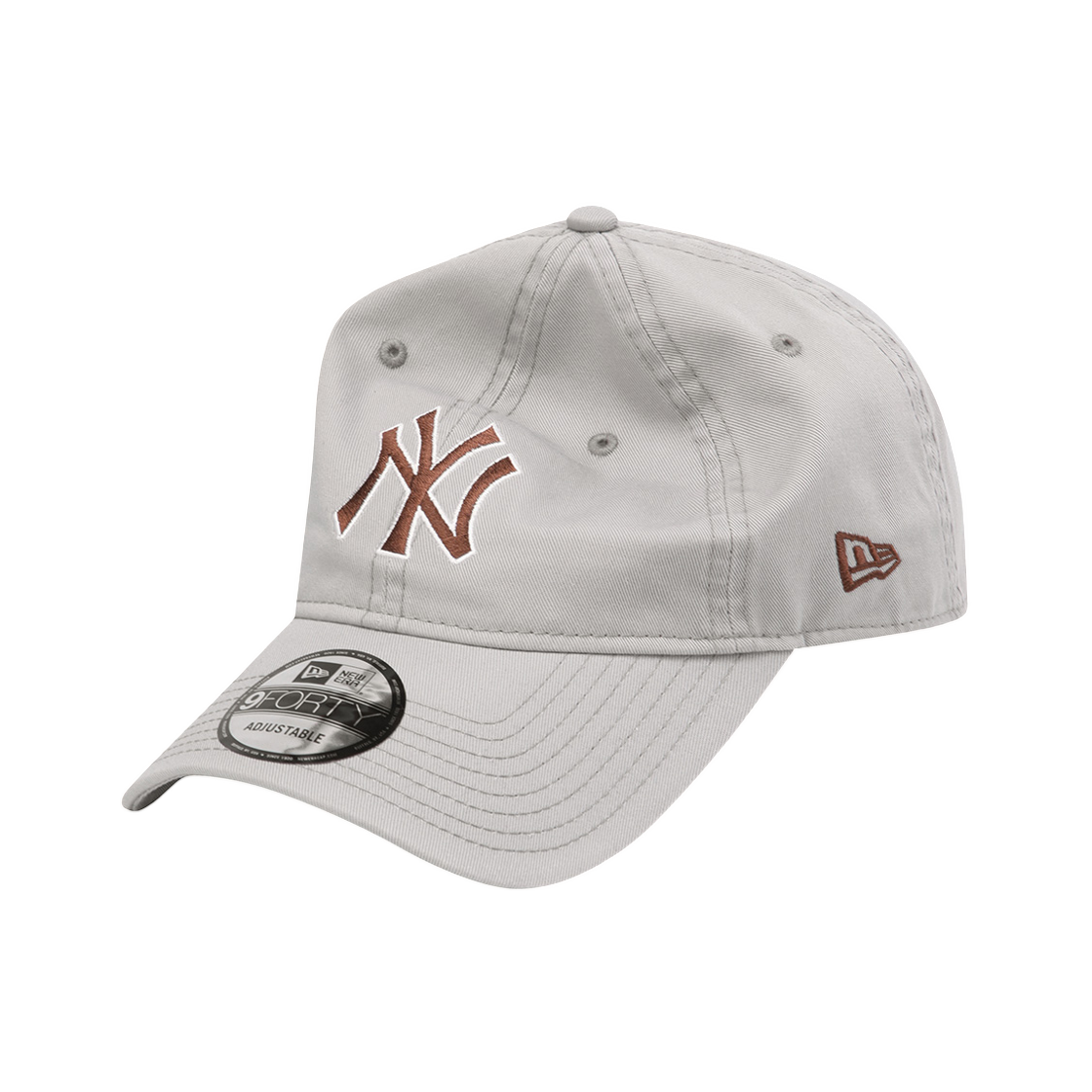 뉴에라 MLB 뉴욕 양키스 베이직 아웃라인 언스트럭쳐 볼캡 돌핀 그레이(New Era MLB New York Yankees Basic Outline Unstructured Ball Cap Dolphin Grey) - 2