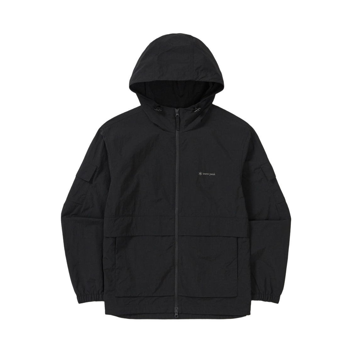 스노우 피크 타슬란 포켓 윈드브레이커 블랙(Snow Peak Taslan Pocket Windbreaker Black)